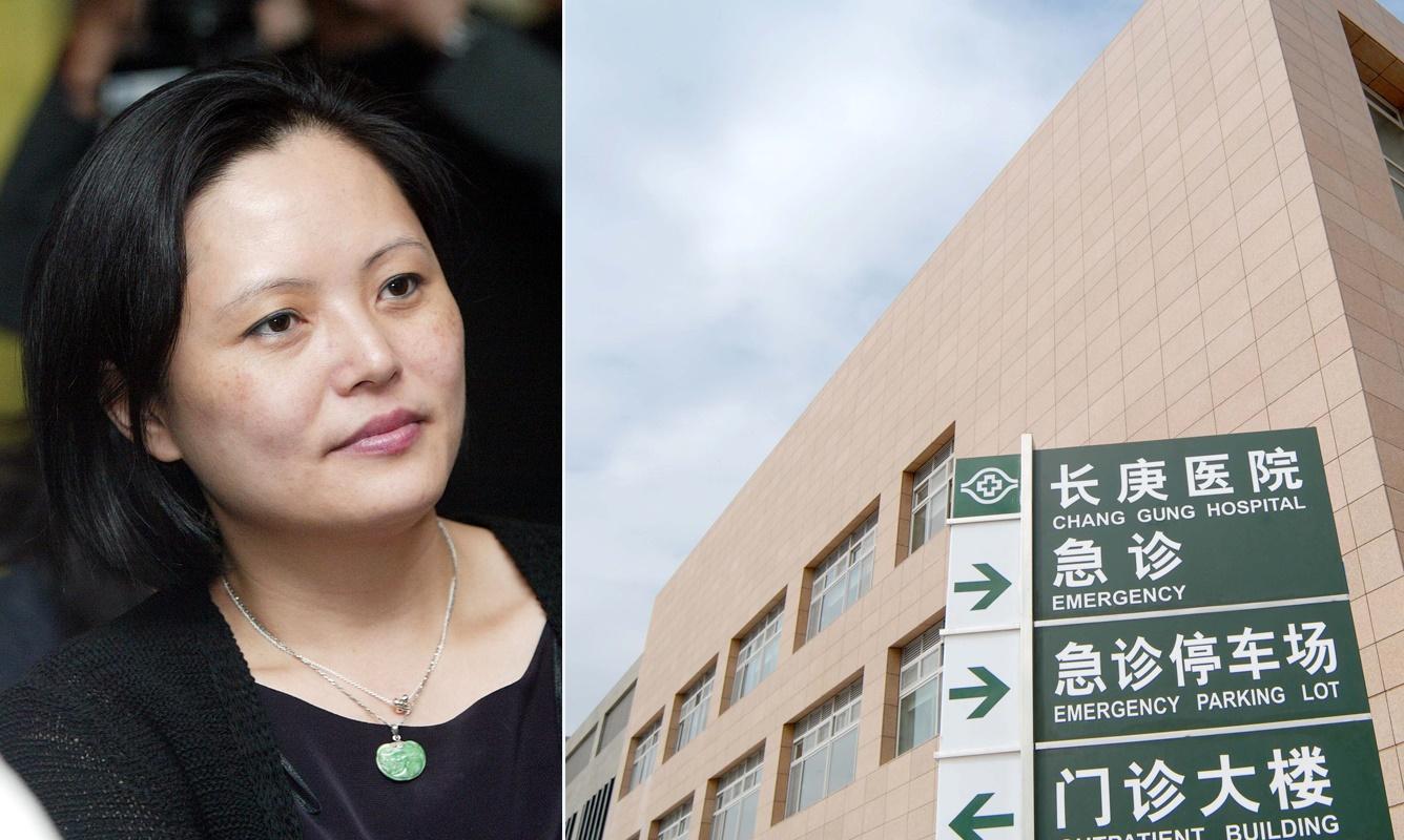 王瑞慧是台塑王家二代深耕長庚最久者，去年才從母親手中接過長庚董事長。（左圖：聯合知識庫；右圖：東方IC）