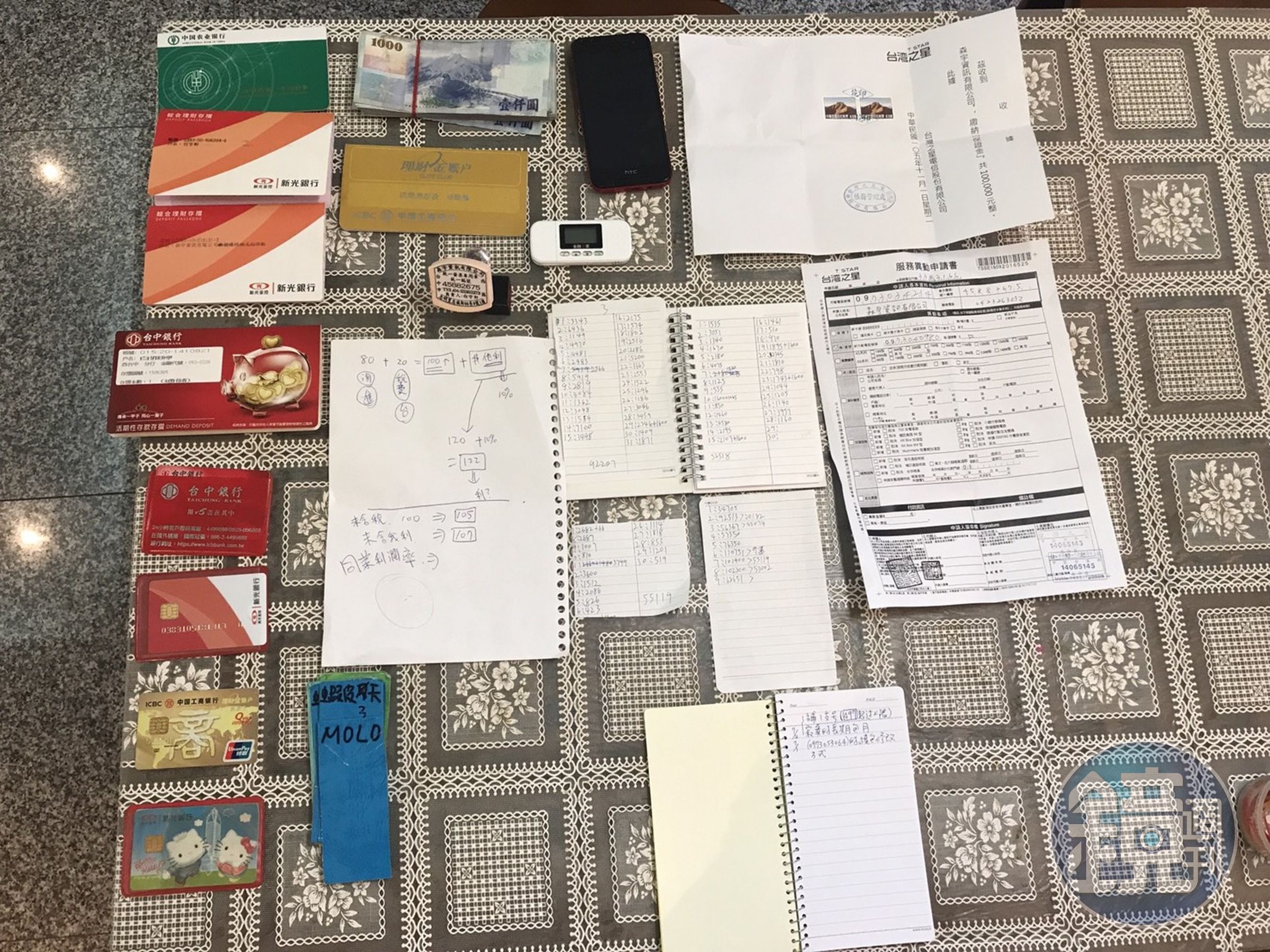 嫌犯等人不僅經營假網拍，還利用分期解除設定的方式，再詐騙被害人。