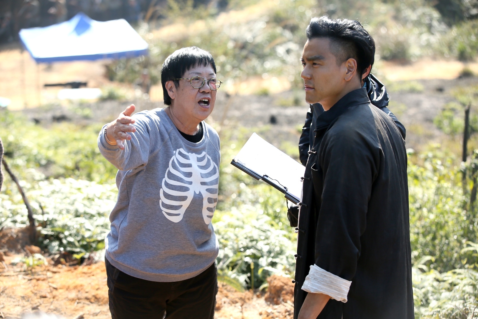 許鞍華（左）拍電影有堅持有妥協，作品藝術性高也好看動人。