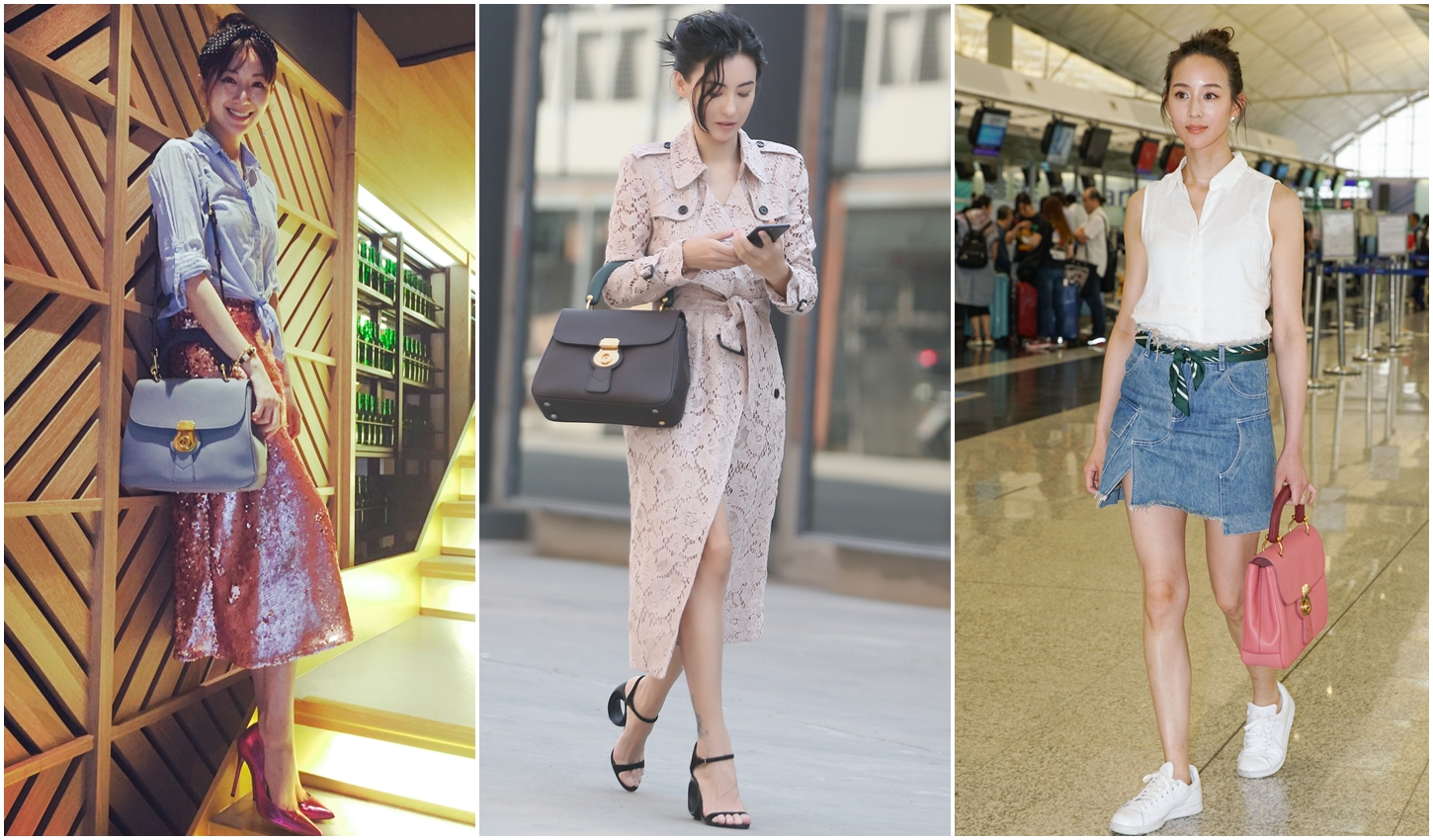 中港台女星包括隋棠、張栢芝與張鈞甯等人，都拎著BURBERRY全新力作The DK88在外趴趴走。