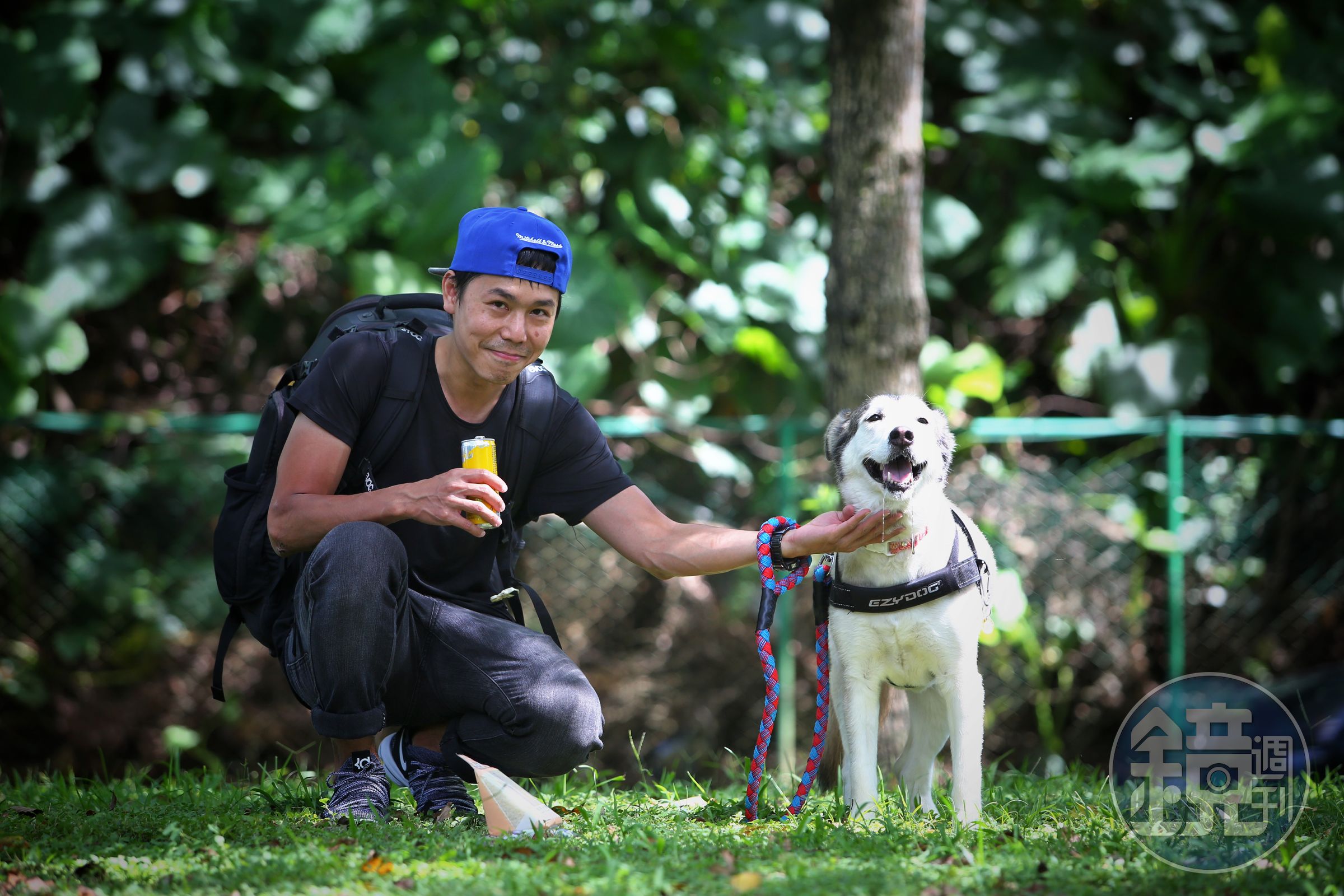 王冠文帶著哈姆回到領養的動物之家，哈姆因為害怕，嘴裡的口水流不止。