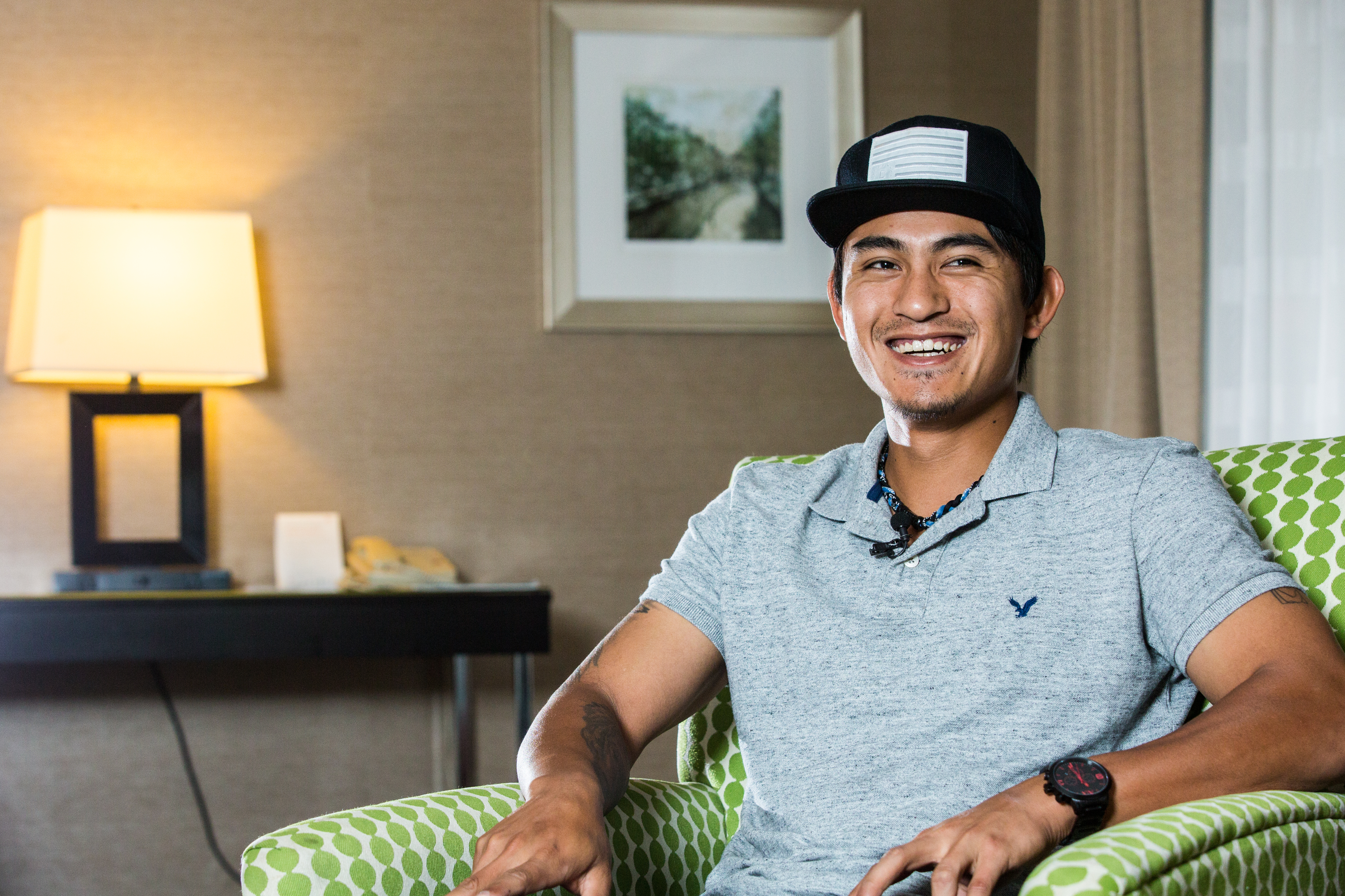 在啟蒙教練吳瑞山眼裡，林子偉從小就是冷靜乖巧的孩子。