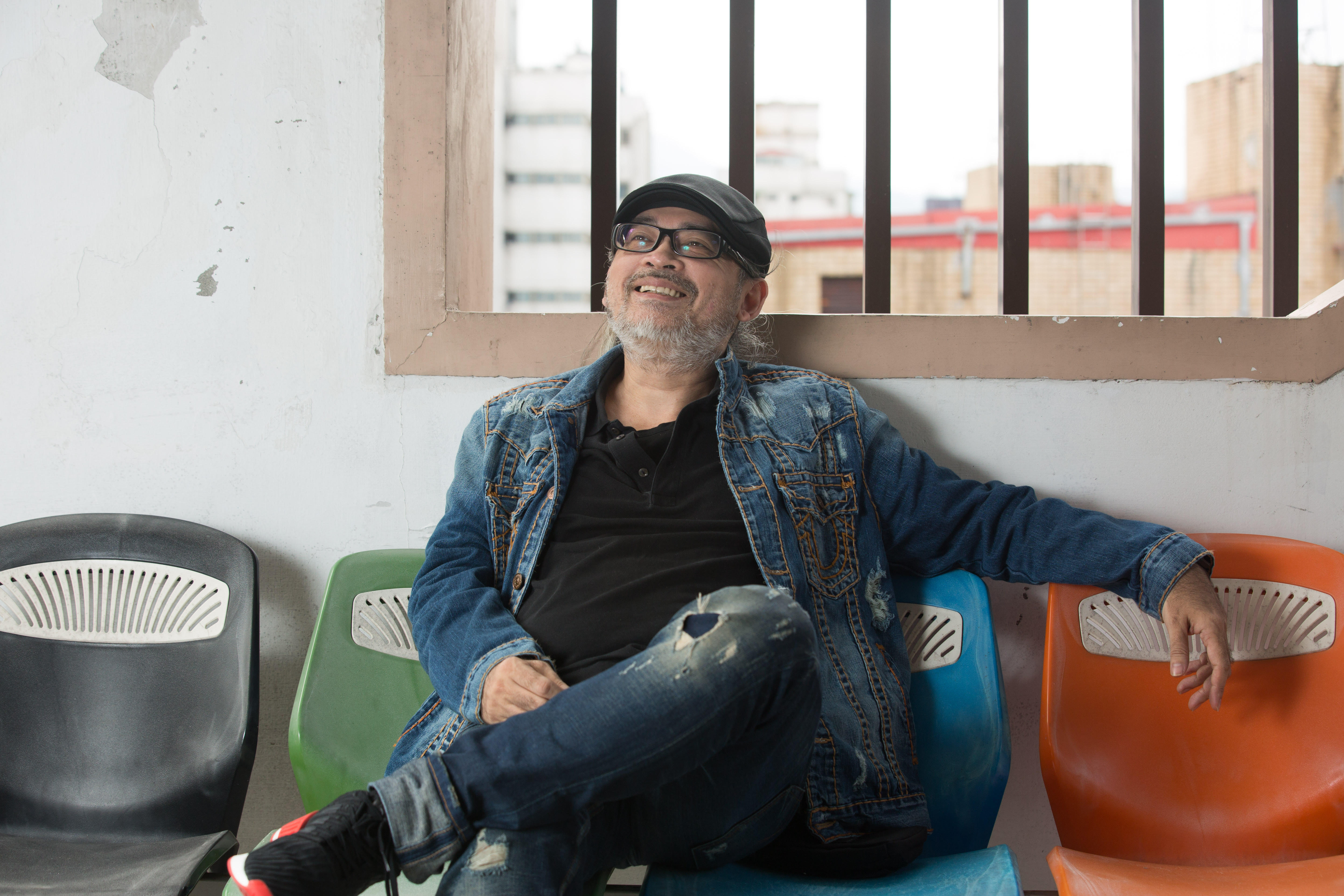 網友高喊請《鐵男孩》發動群眾募資，導演麥人杰感謝大家的支持。（陳仁萱攝影）