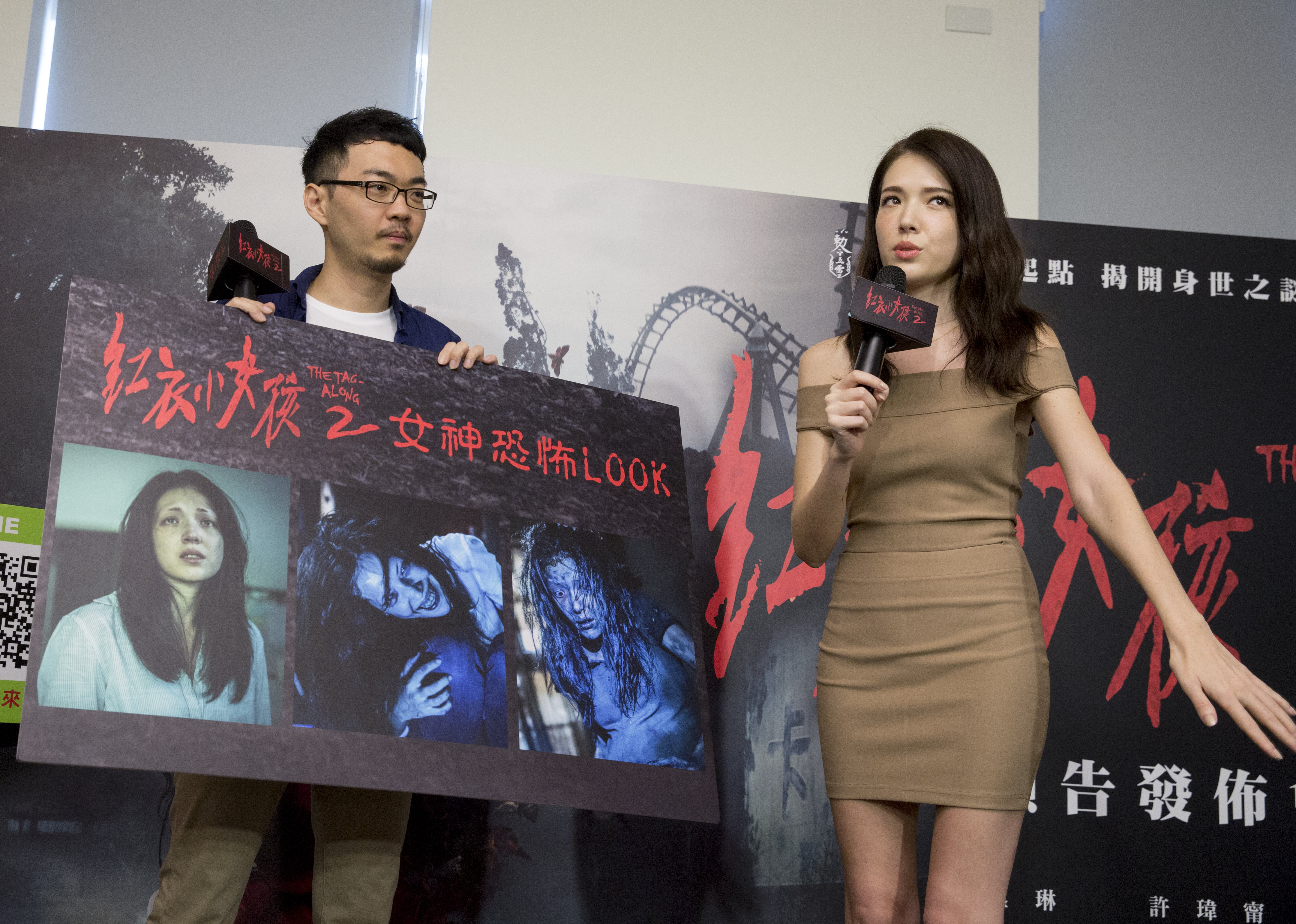 許瑋甯聊到拍攝期間的驚悚體驗仍滿臉餘悸猶存。