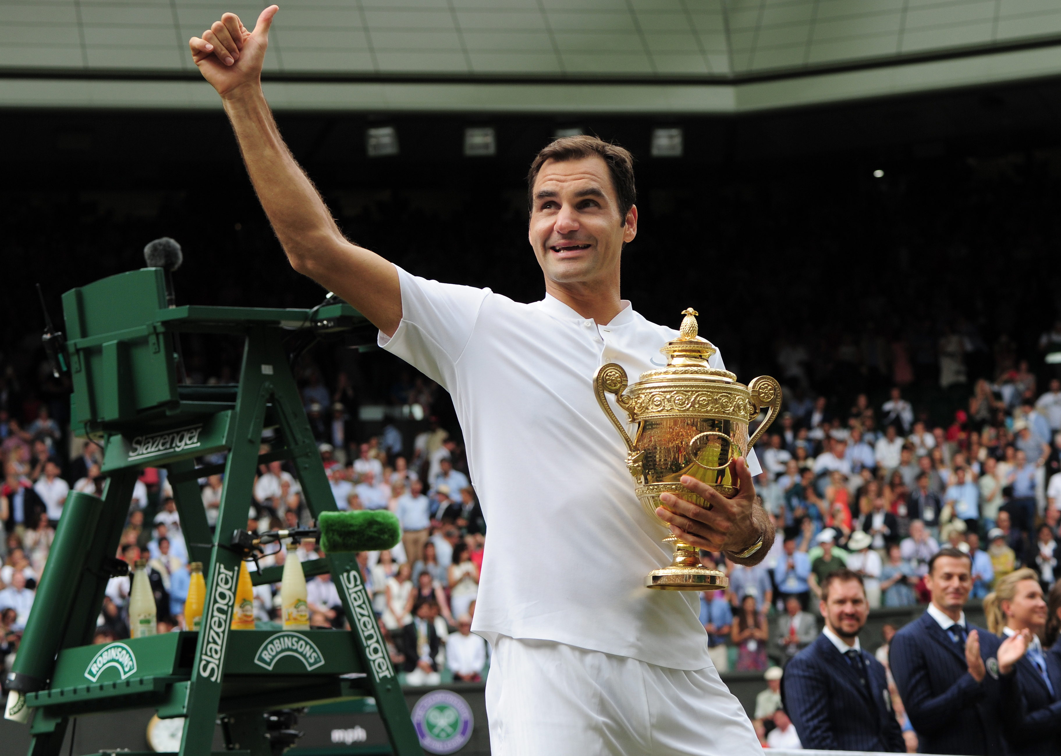 費德勒不但不受年齡影響，戰力甚至更勝以往。（東方IC）