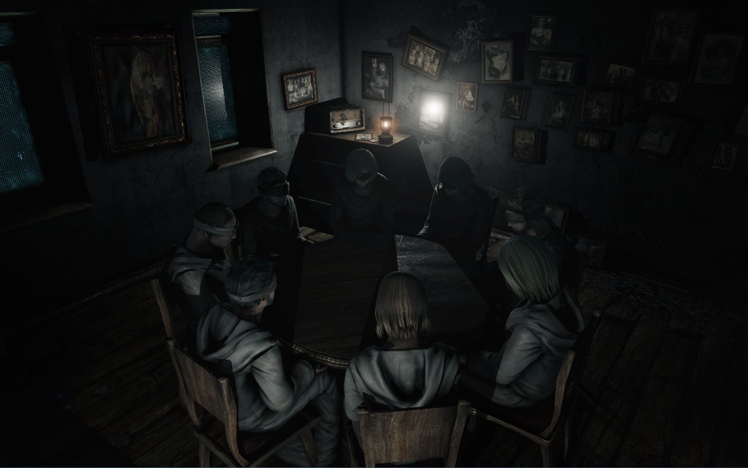 《屍生殮》是VR+體驗館的招牌遊戲,玩家必須「深情」看著女鬼,才能避免死亡。(圖:OXON提供)