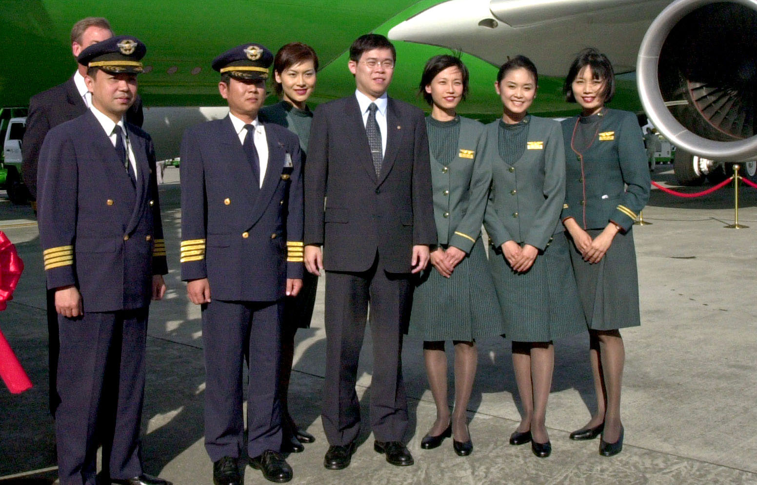 張國煒2013年穿上4條金槓的飛行服，正式成為波音777的正機師。