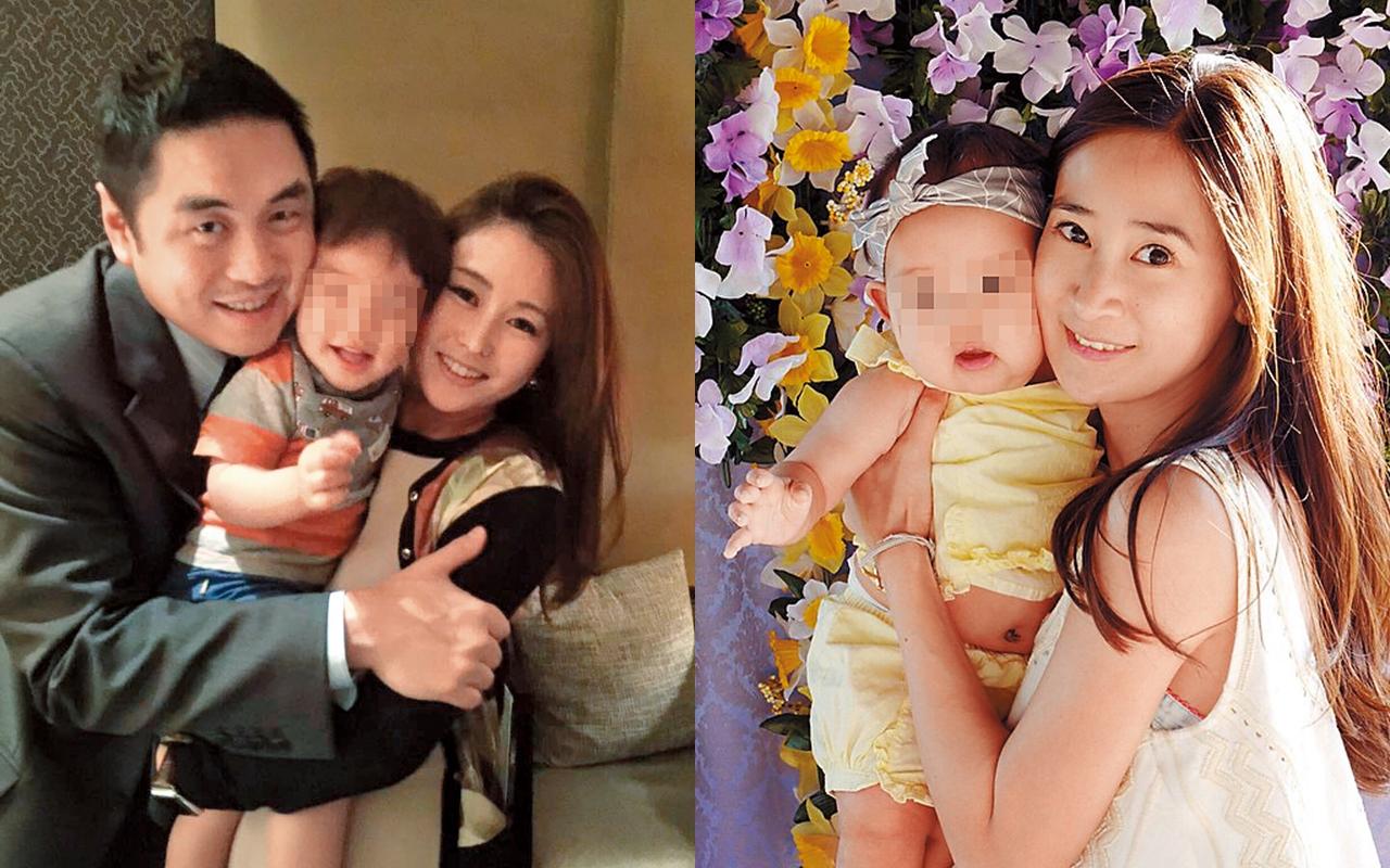 王泉仁再婚的妻子麻衣（左）生了兒子，卻成深宮怨婦，反觀和他育有1女的李晶晶（右），雖然離婚離得風風雨雨，但如今看似已經放下。（翻攝自臉書、IG）