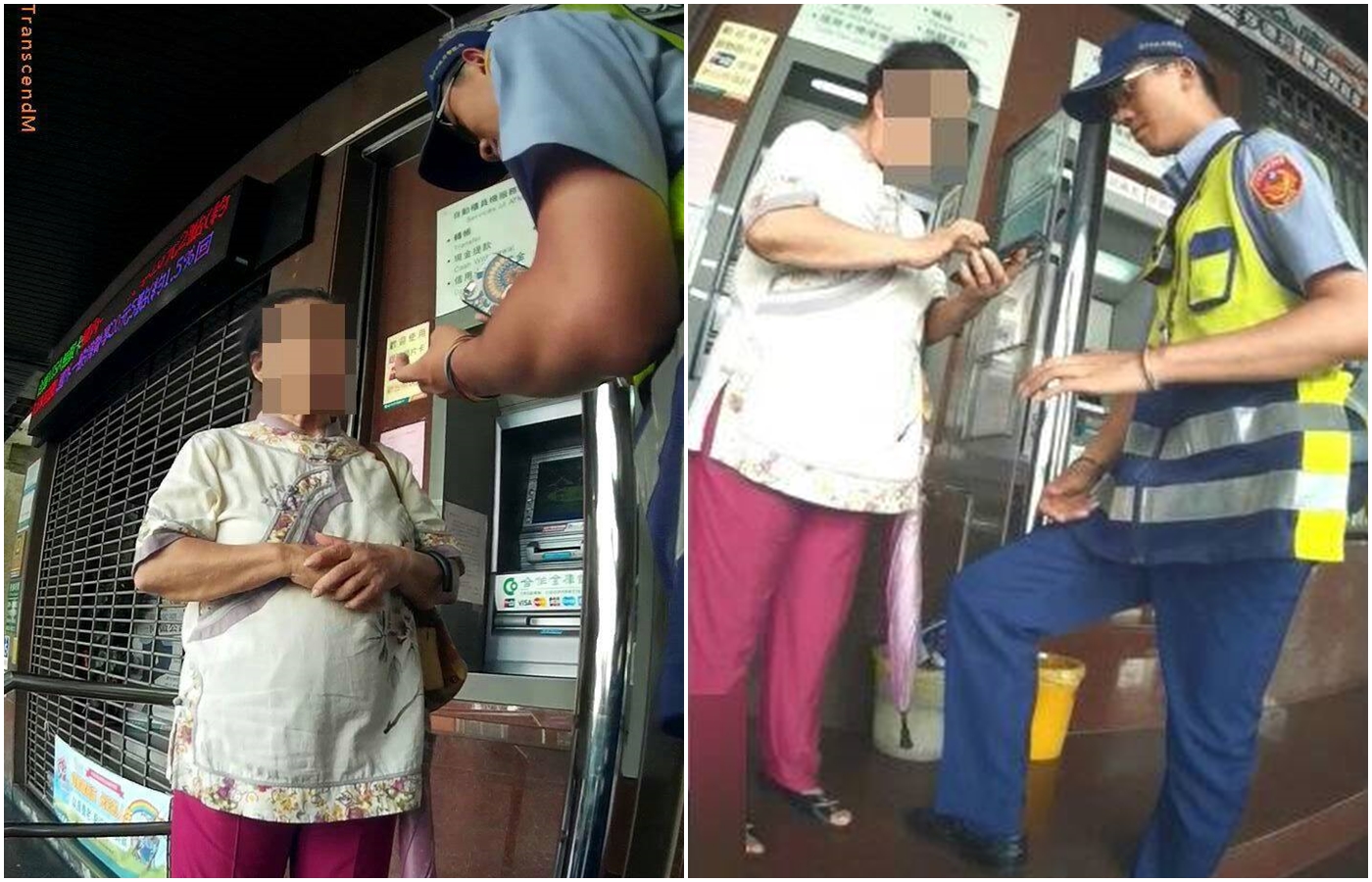 無論好說歹說，阿嬤還是認為「銀行打來的沒有錯」，經過車輪戰的勸說，阿嬤才相信遇到詐騙集團。