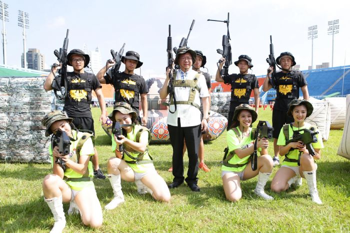 力推瘦桃子計畫，鄭文燦要身體力行瘦5公斤。（翻攝自桃園新聞網）