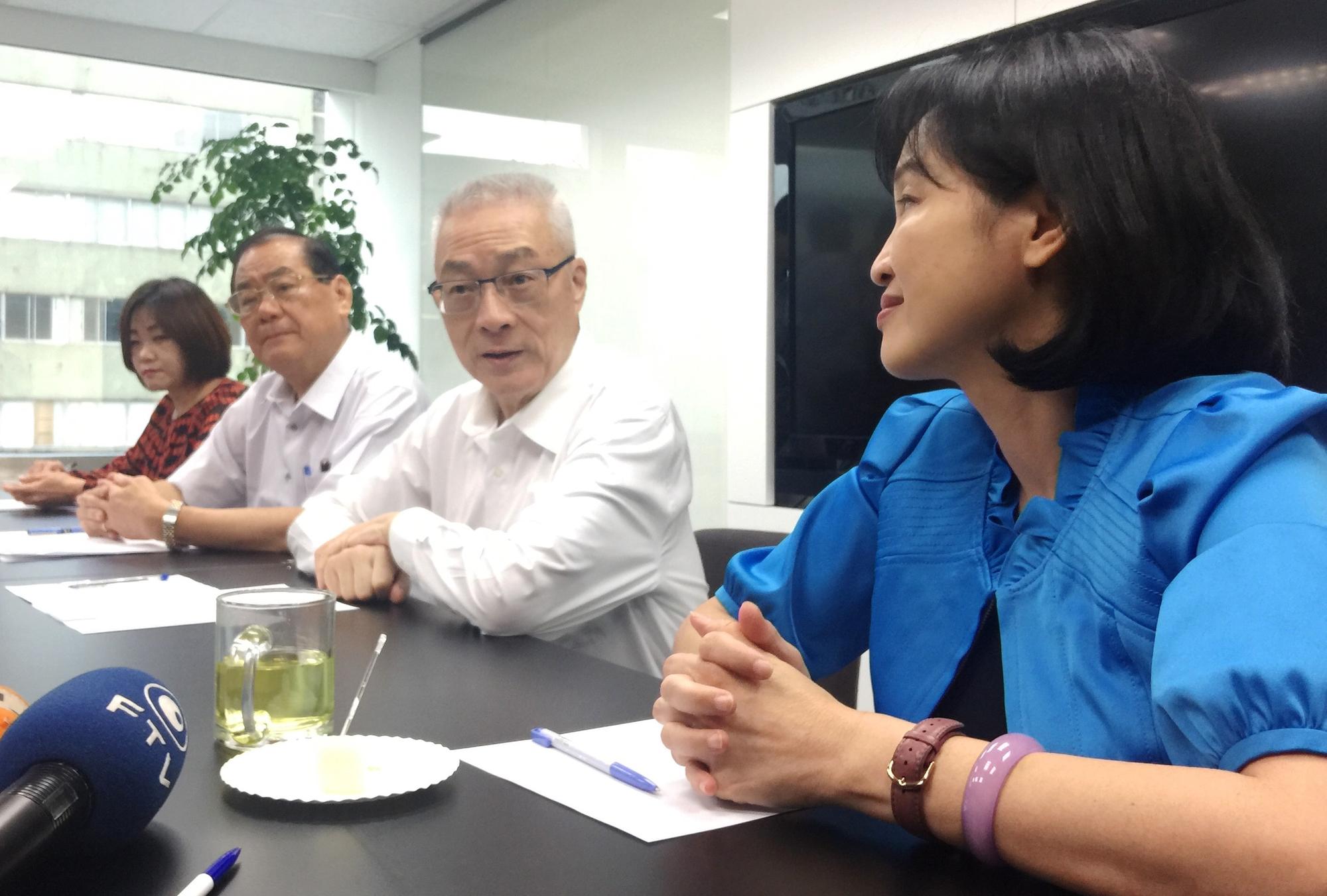 吳敦義今找立委座談，希望黨中央、智庫和黨團建立合作機制。