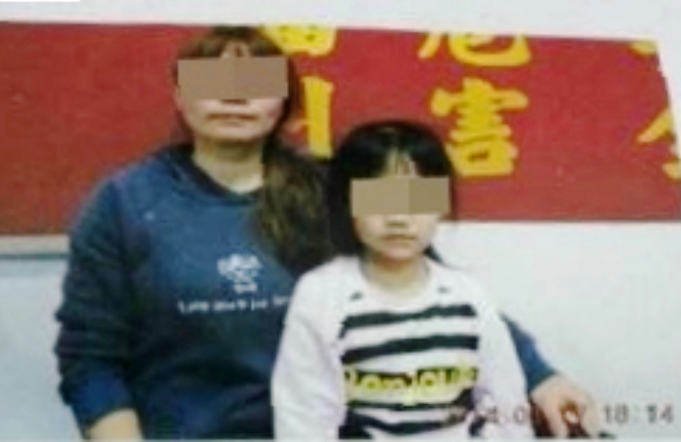 鄭女帶走女兒前往大陸,至今音訊全無。