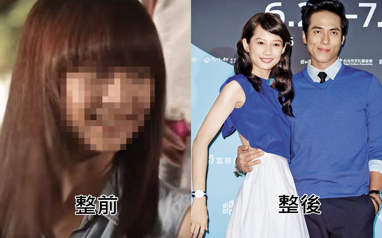 簡嫚書（左圖）原本牙齒不齊又偏黃，現在的牙齒明顯變白變整齊。（左圖翻攝自《那些淡江教我們的事》）