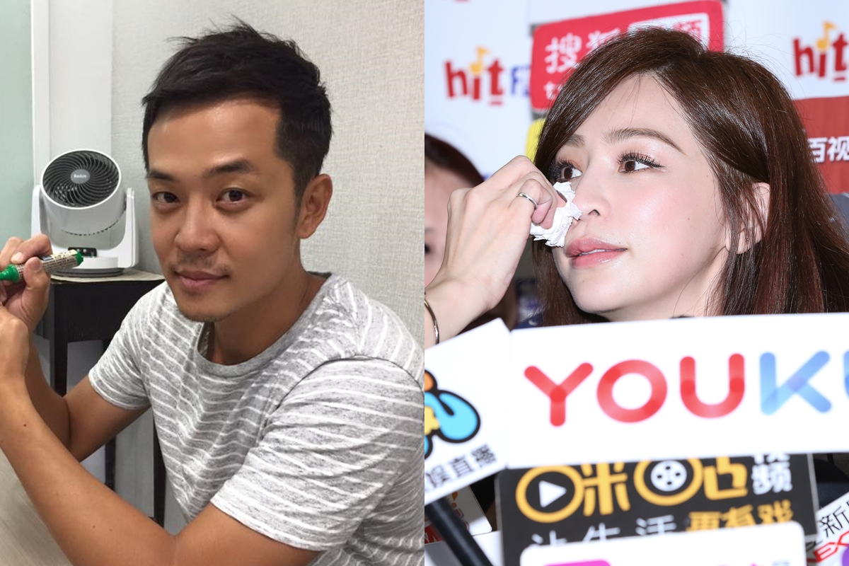 王心凌（右）私照風波延燒兩日，拍攝照片的姚元浩（左）在臉書道歉。