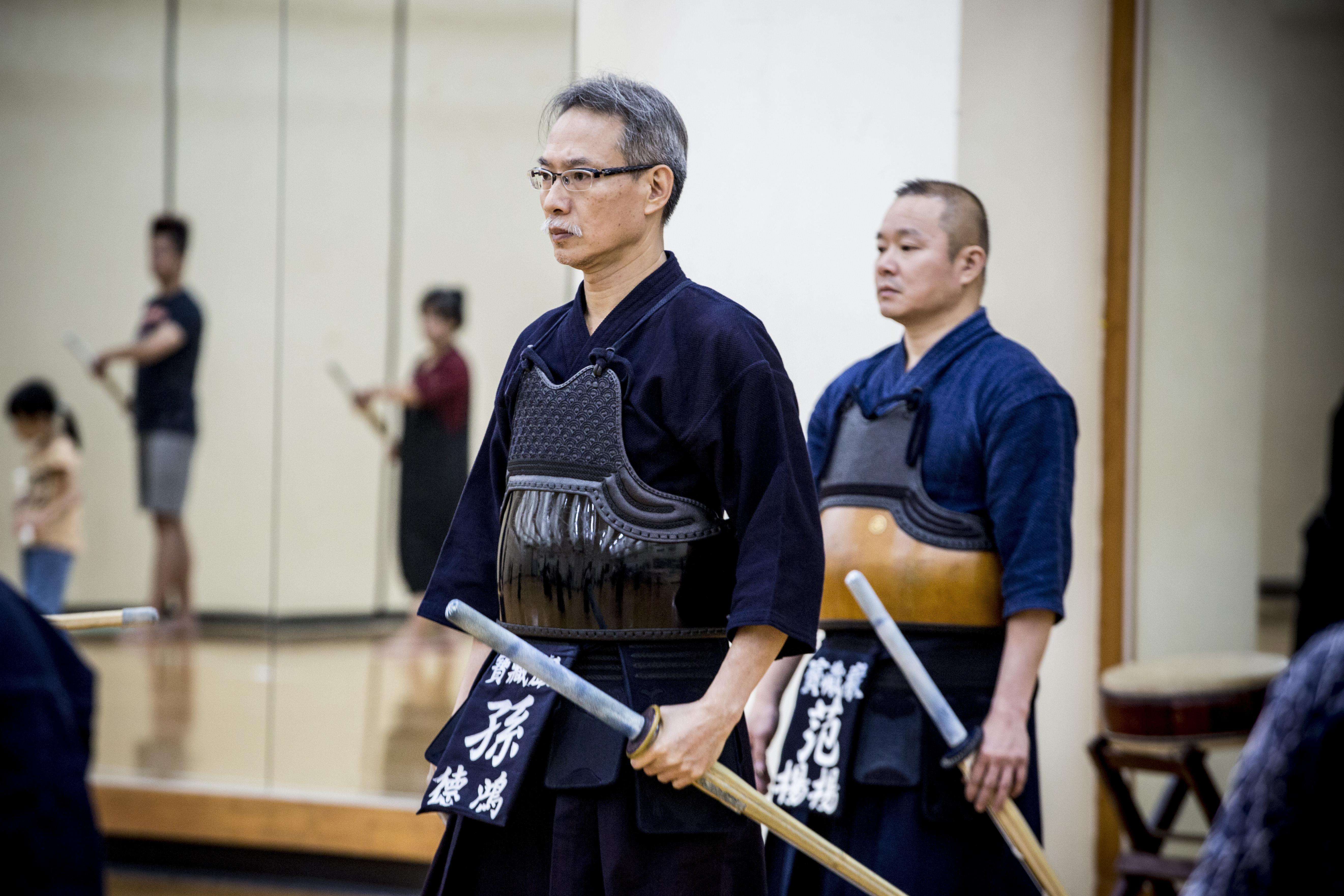 孫德鴻熱愛劍道到什麼程度呢？他最常使用的LINE貼圖，是劍道的卡通。