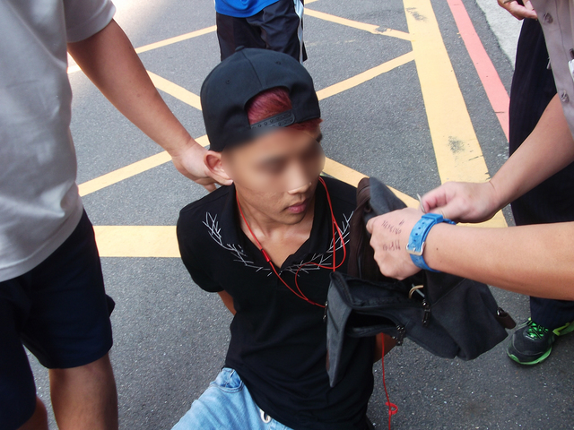 陳姓車手一現身就被埋伏警方逮捕