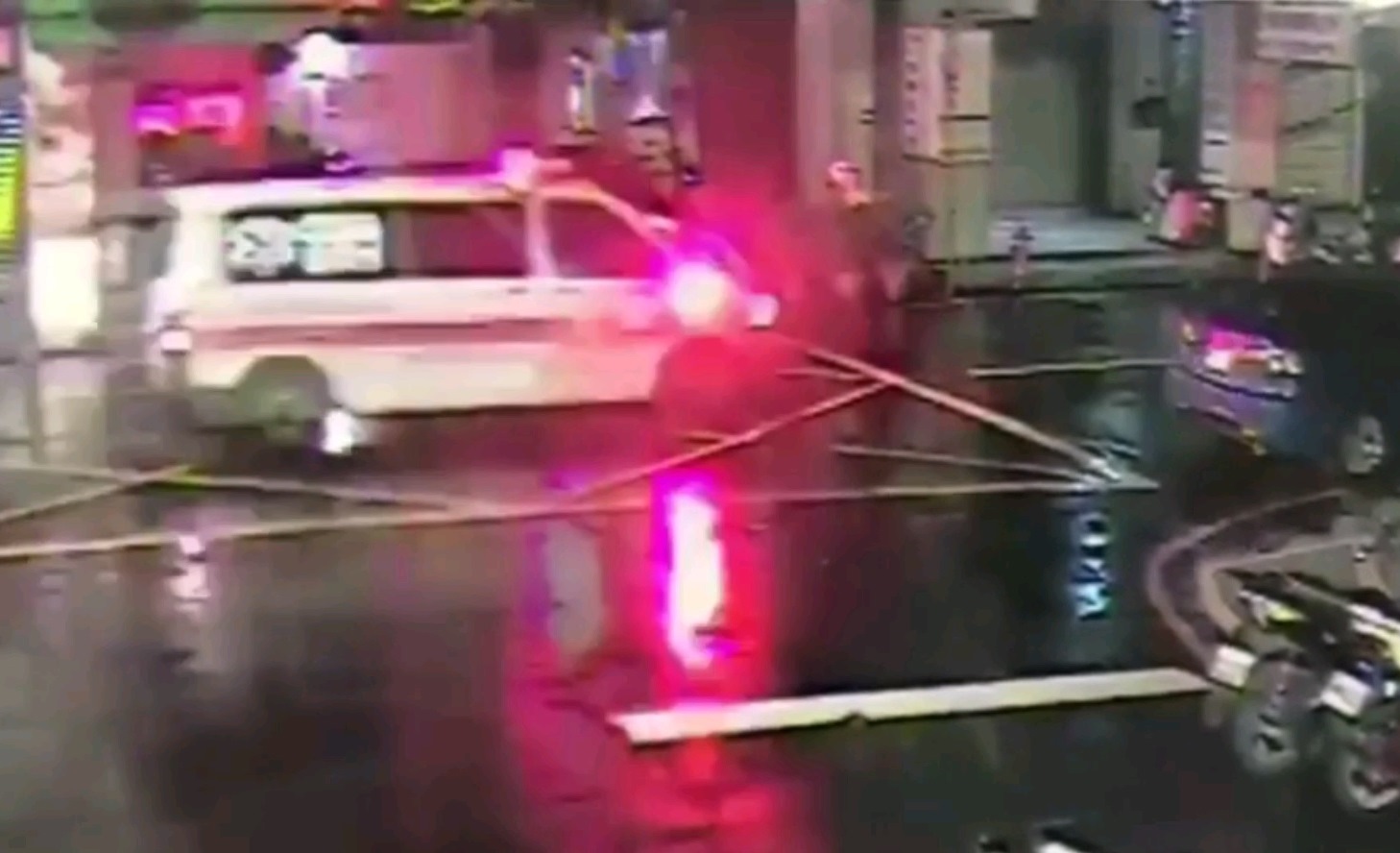 林姓保全員颱風夜墜樓,送醫後仍宣告不治。