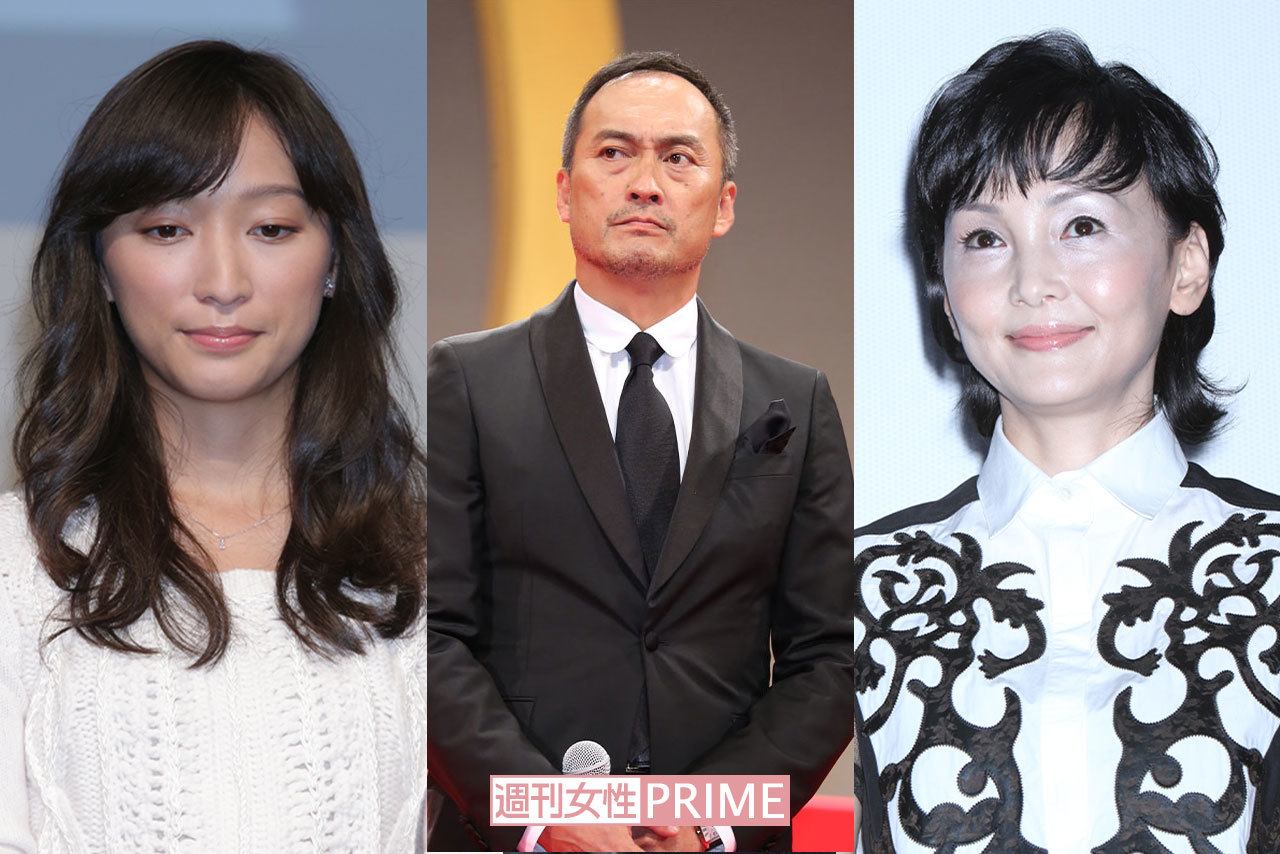 不倫騷動之後，傳出渡邊謙跟前妻生的女兒杏（左）拒絕與他聯絡，父女關係降至冰點。南果步（右）則是杏的後媽。（翻攝網路）