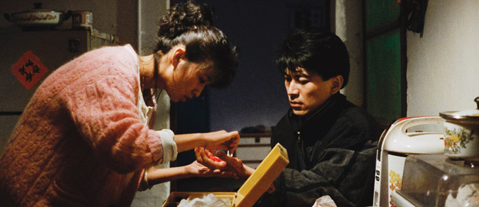 《尼羅河女兒》以台北為背景,楊林(左)與高捷飾演兄妹。(牽猴子提供)