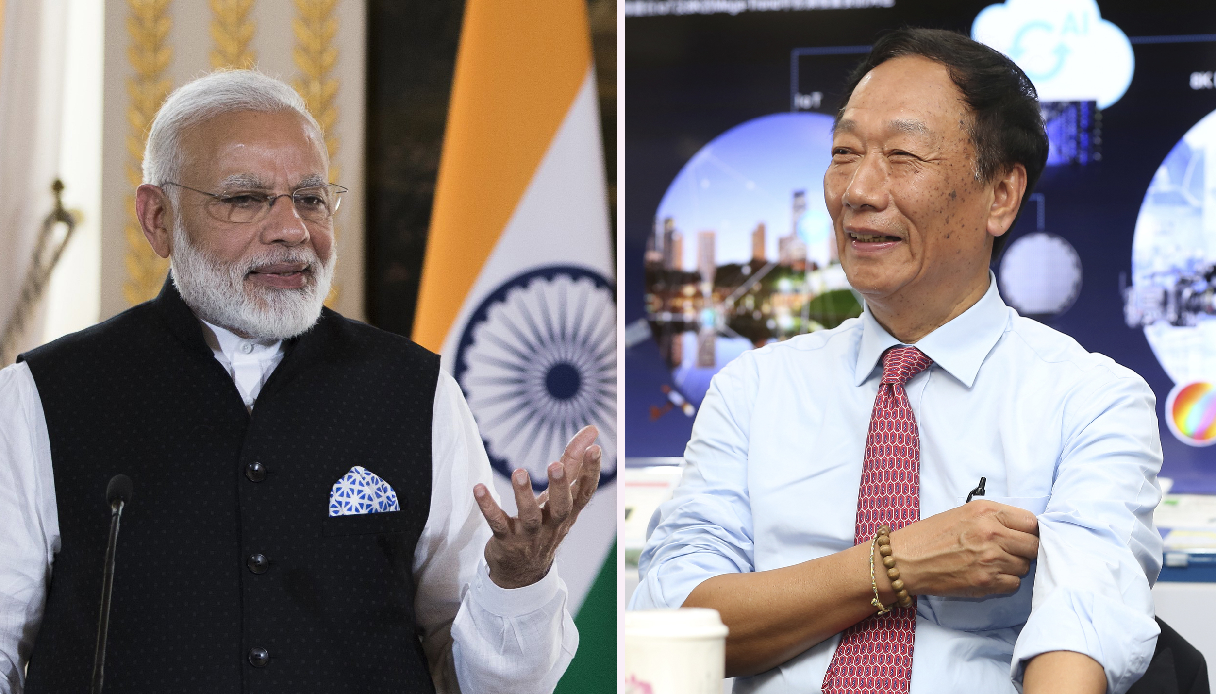 鴻海董事長郭台銘，曾說自己是少數被印度總理莫迪邀回家裡吃飯的人物。