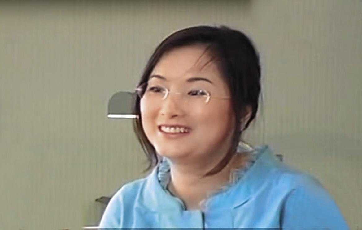 呂安妮(圖)是王文洋的指導學生,後來2人婚外情曝光、轟動社會。(翻攝中天新聞)