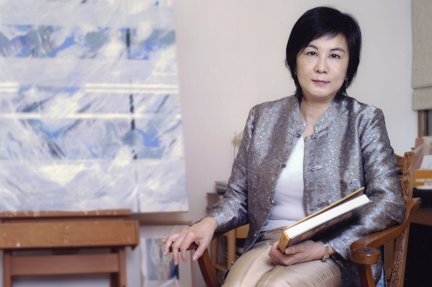 陳靜文是王文洋這一生中，唯一明媒正娶的女人。（翻攝王陳靜文基金會官網）