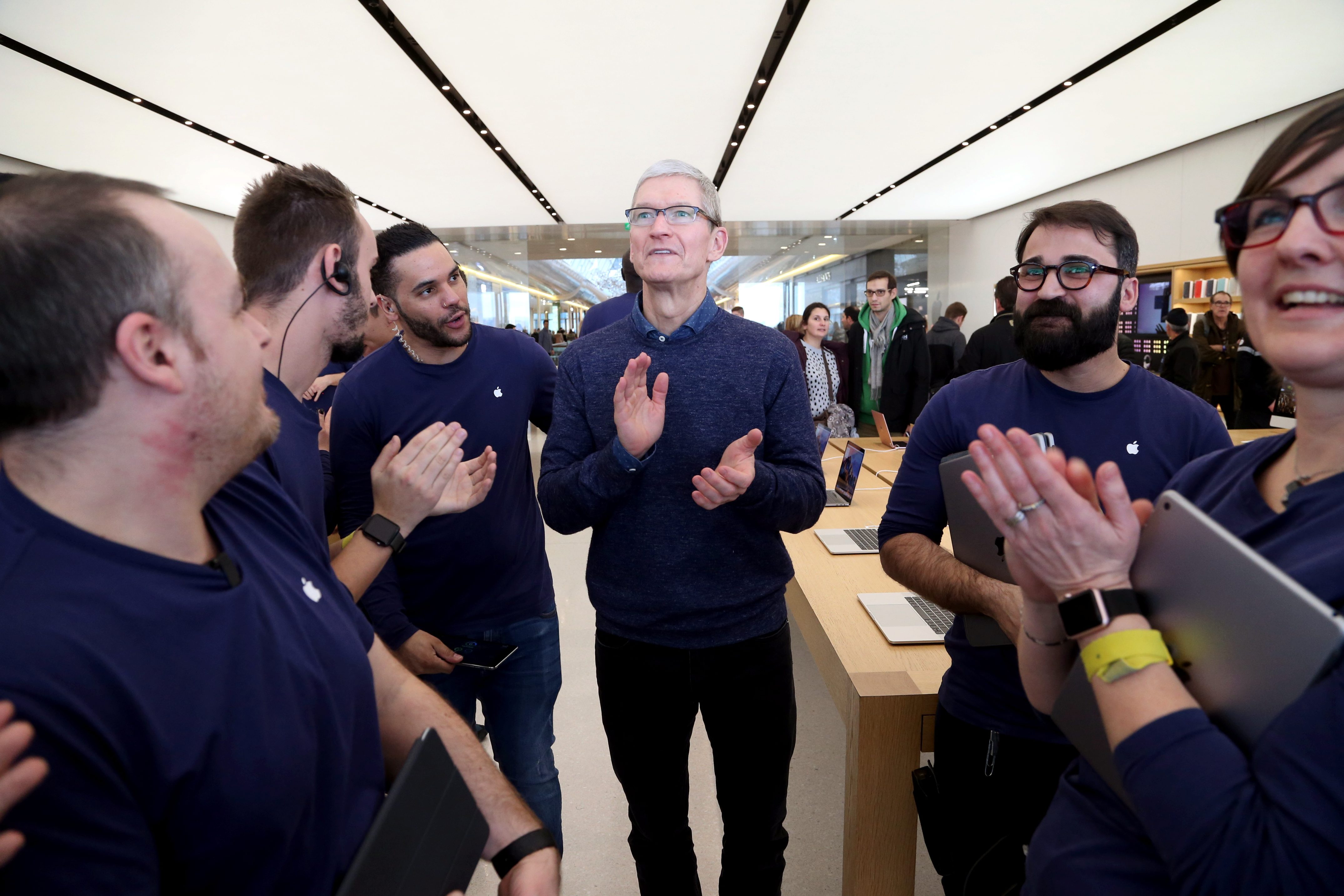 台積電30周年慶，庫克無法出席。（東方IC）