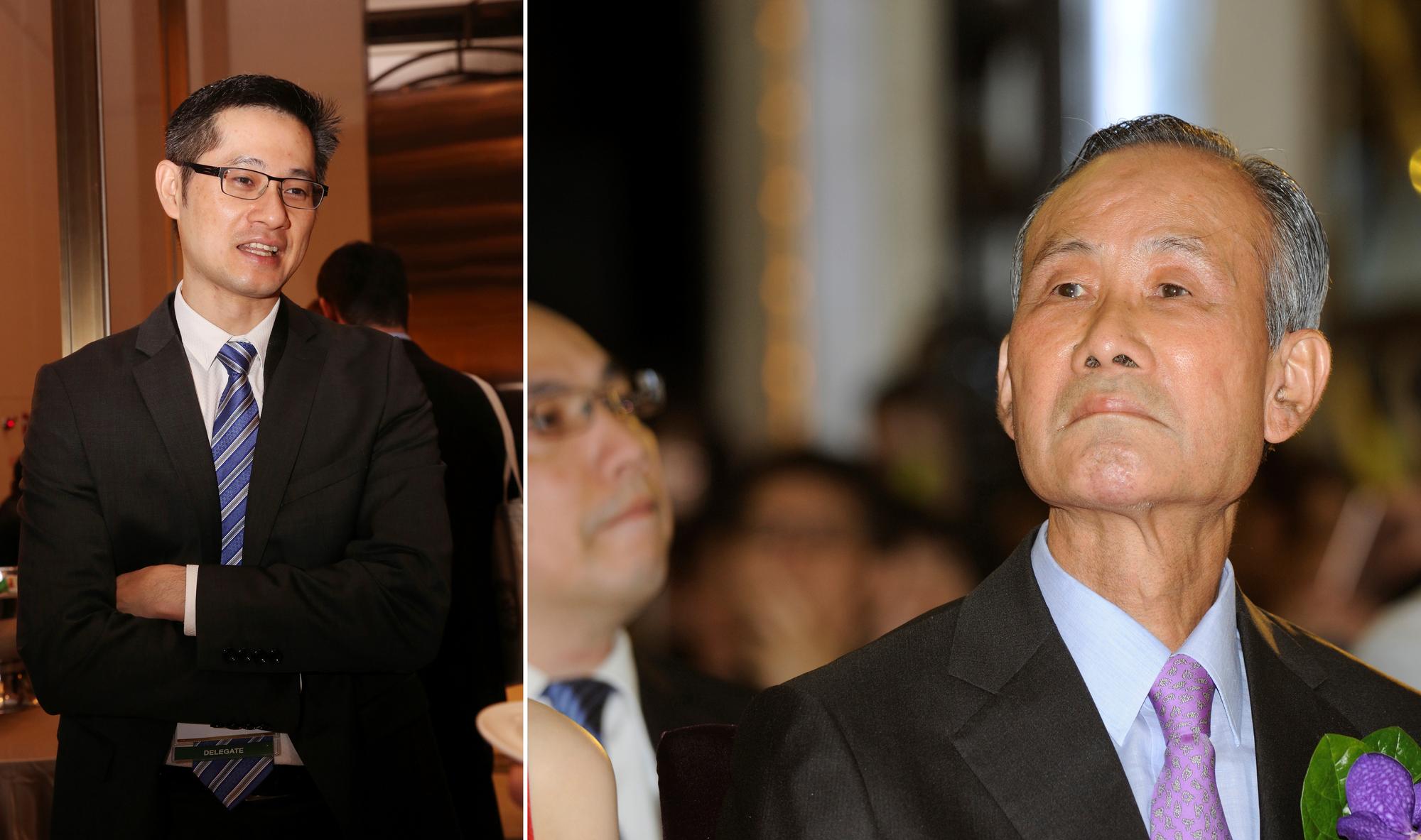 趙藤雄原先打算65歲就要退休,卻不捨長子趙文嘉(左)罹患肝癌,宣布要為兒子再戰20年,晚年的他屢遭磨難,令外界不勝唏噓。