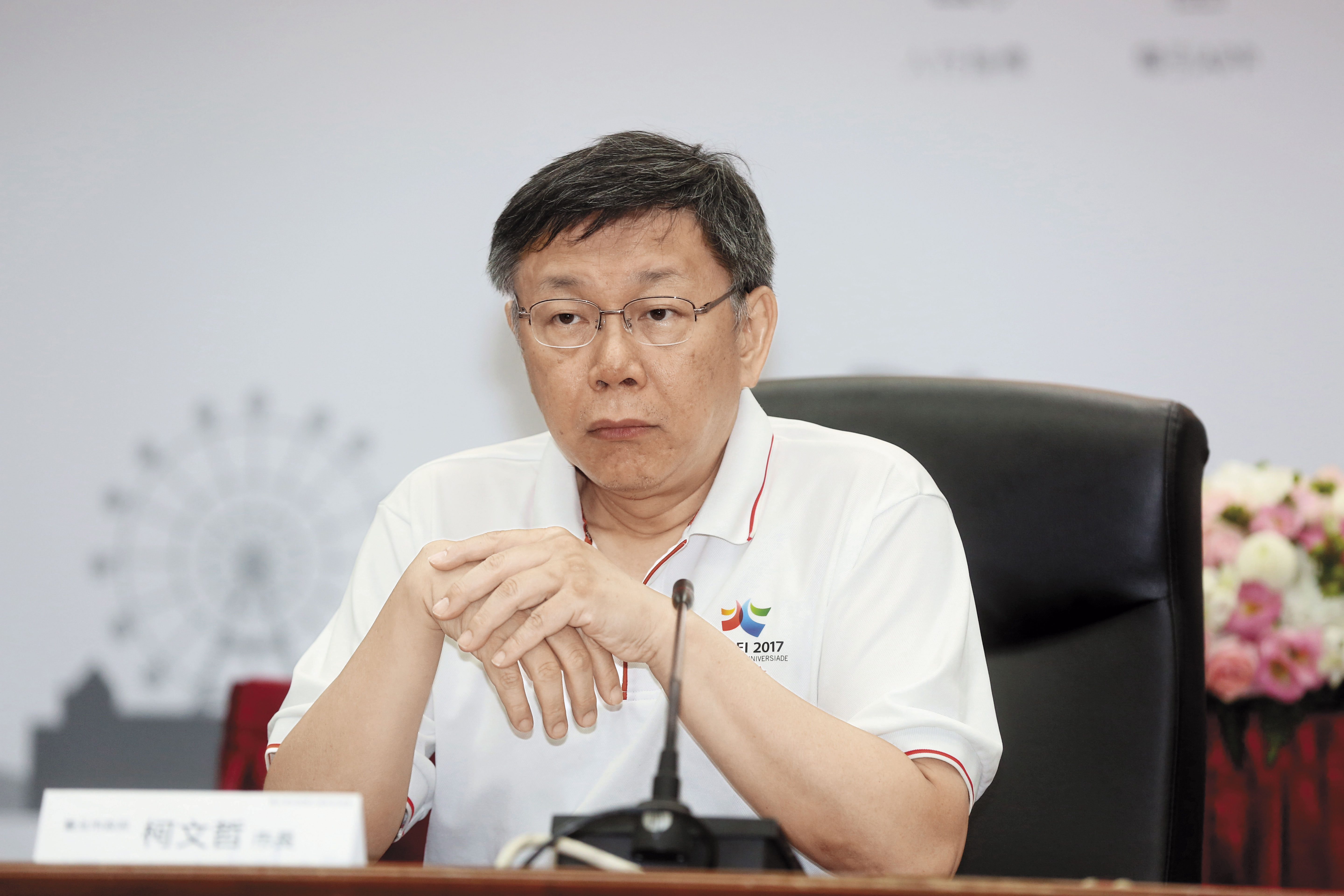 蔣萬安曾私下透露,台北市長柯文哲(圖)在20至29歲年輕人支持度非常高,沒意外還是會連任,藍營被點名的人都會打得很吃力。