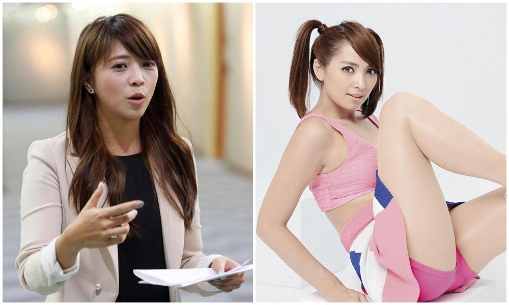 陳思宇（左）外型甜美亮眼，有「最美發言人」稱號。（翻攝陳思宇臉書）。藝人阿喜（右）本名林育品，有新一代宅男女神封號。（天晴音樂提供）