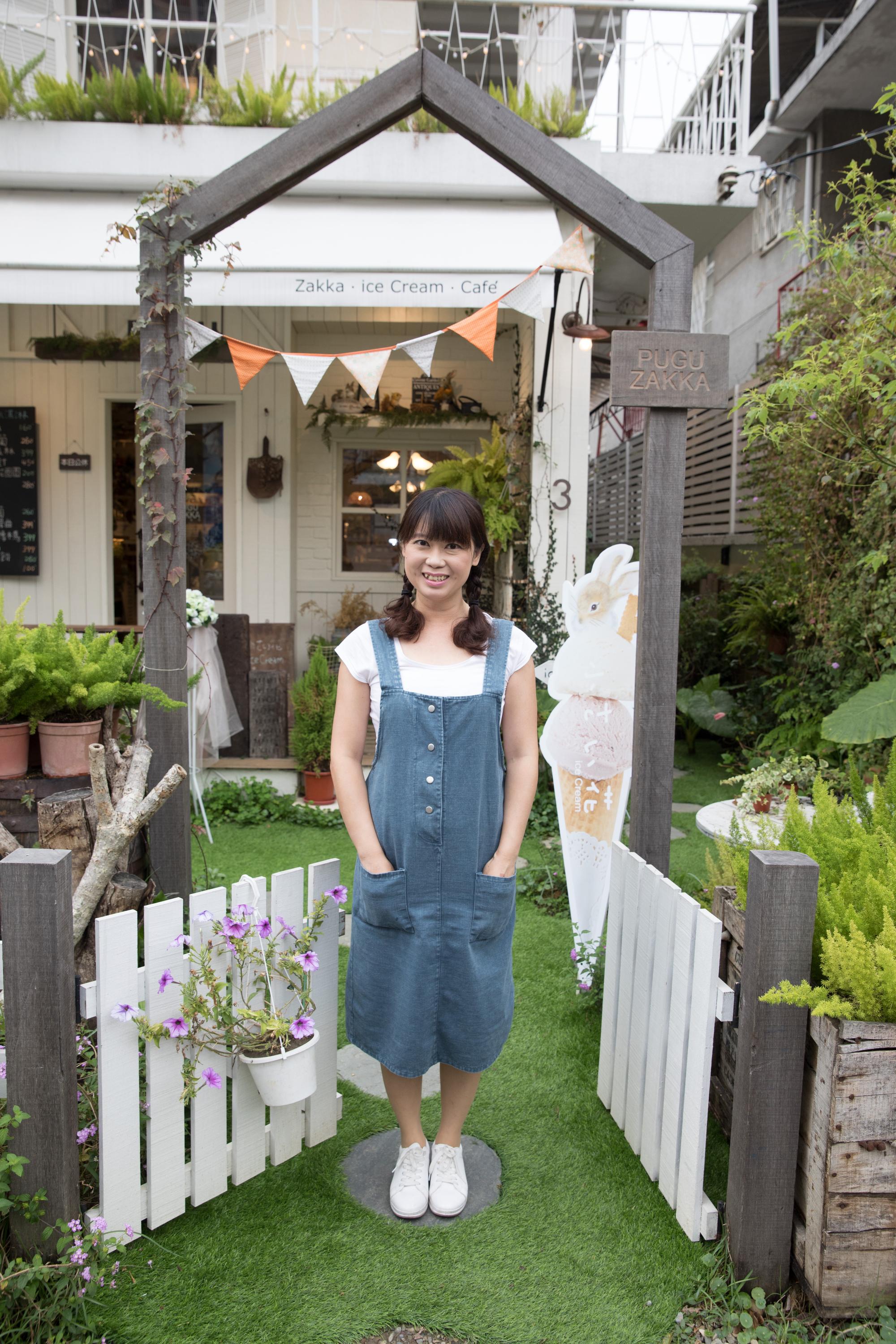 小名「丫丫」的楊婷雅,親手打造這幢森林系田園小屋。