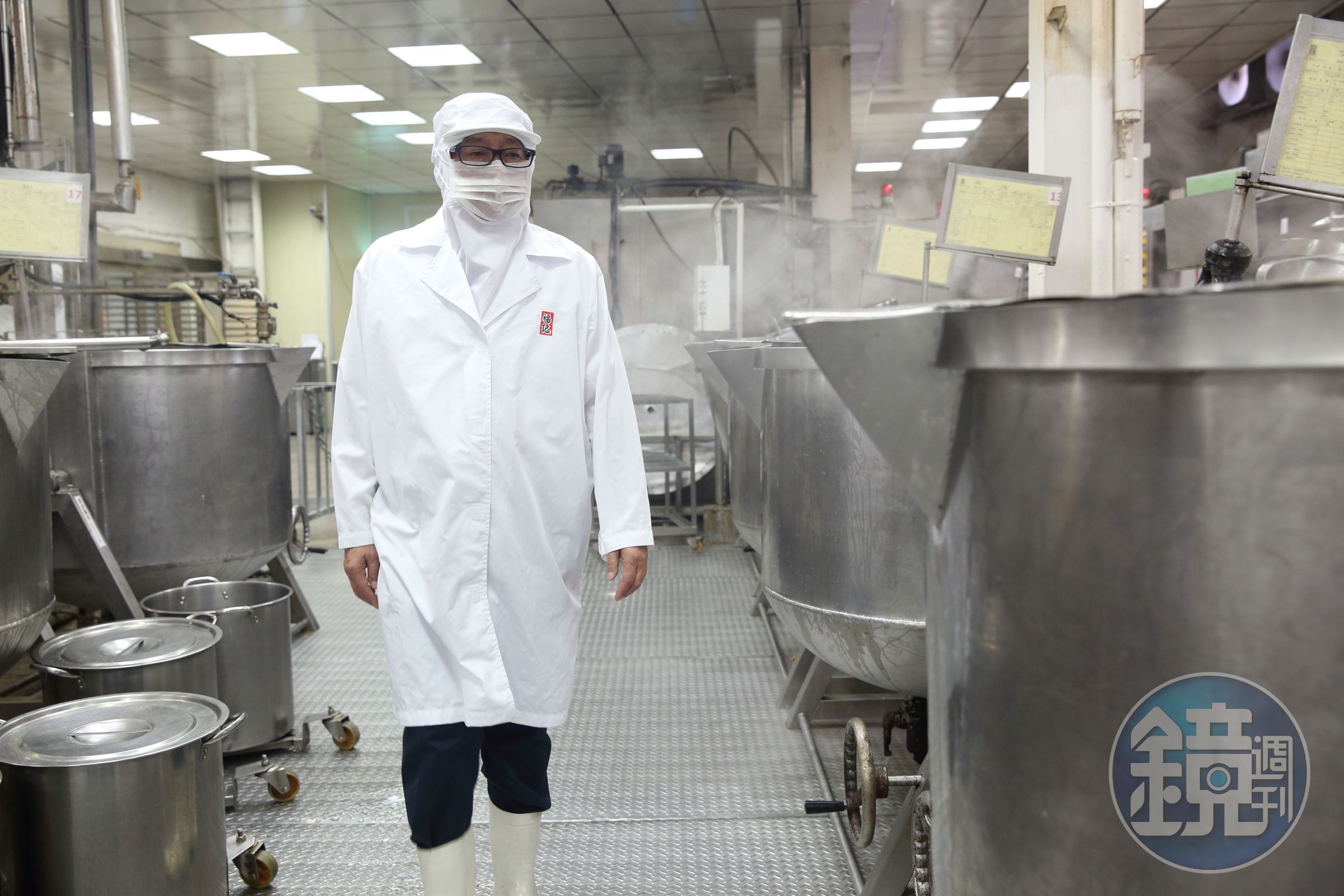 福記老闆王榮得唸藥學，對於食品安全管控相當重視。