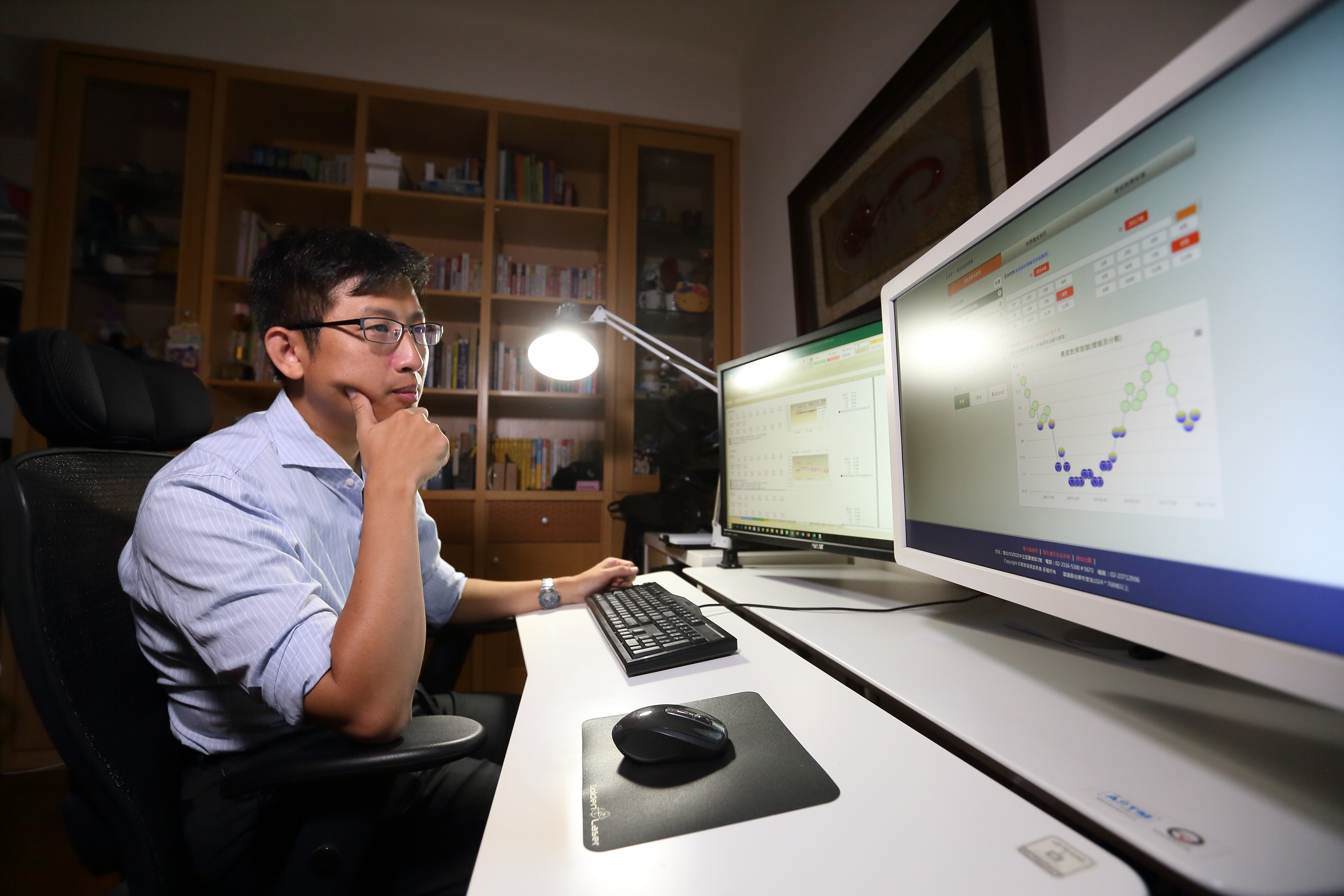 股魚不看技術線型，看景氣對策信號進出投資台灣50。