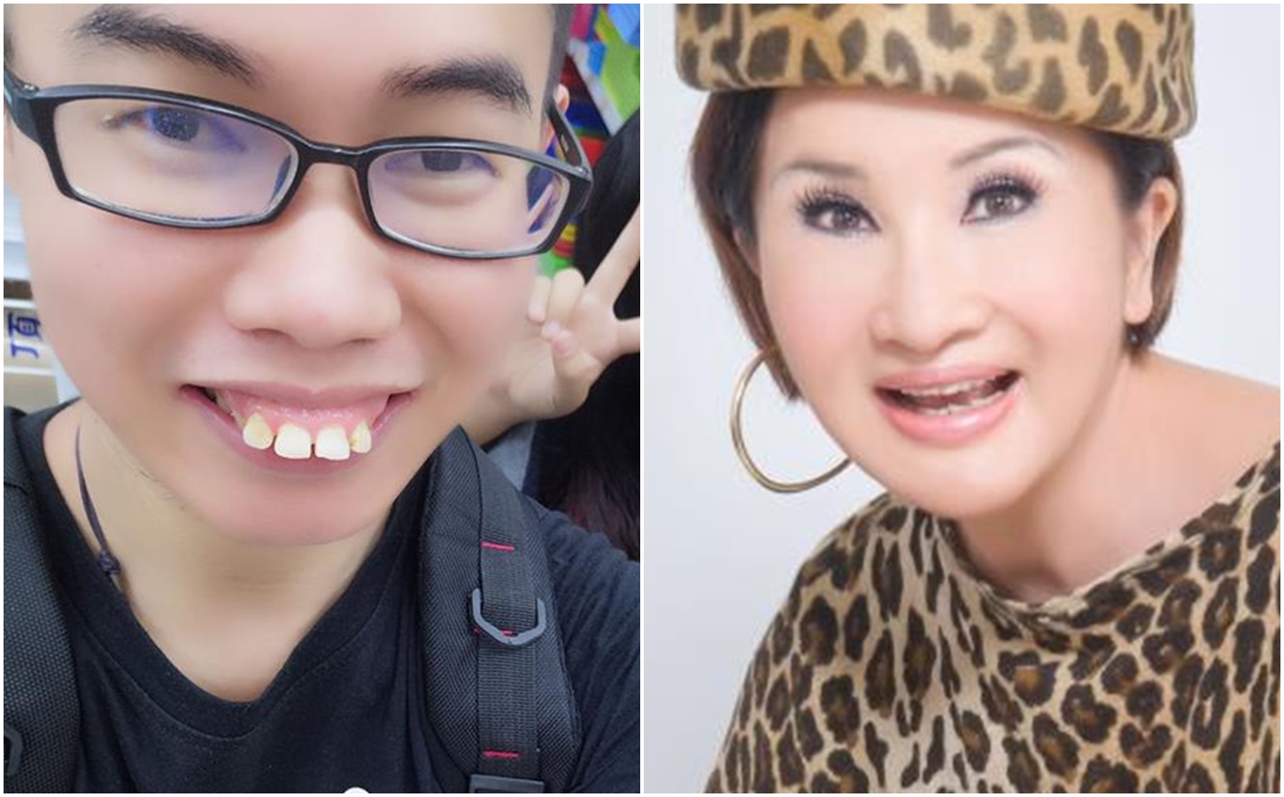 恬娃(右)日前無心捲入姚元浩、王心凌私密照事件,被罵翻也意外獲得曝光率。圖左為鄧佳華。