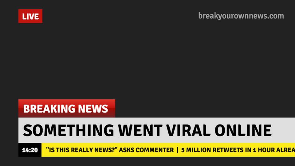 如今眾多的「假新聞生成器」，任何人都可輕鬆製作假新聞並在網路發布、分享。(Break Your Own News網站）