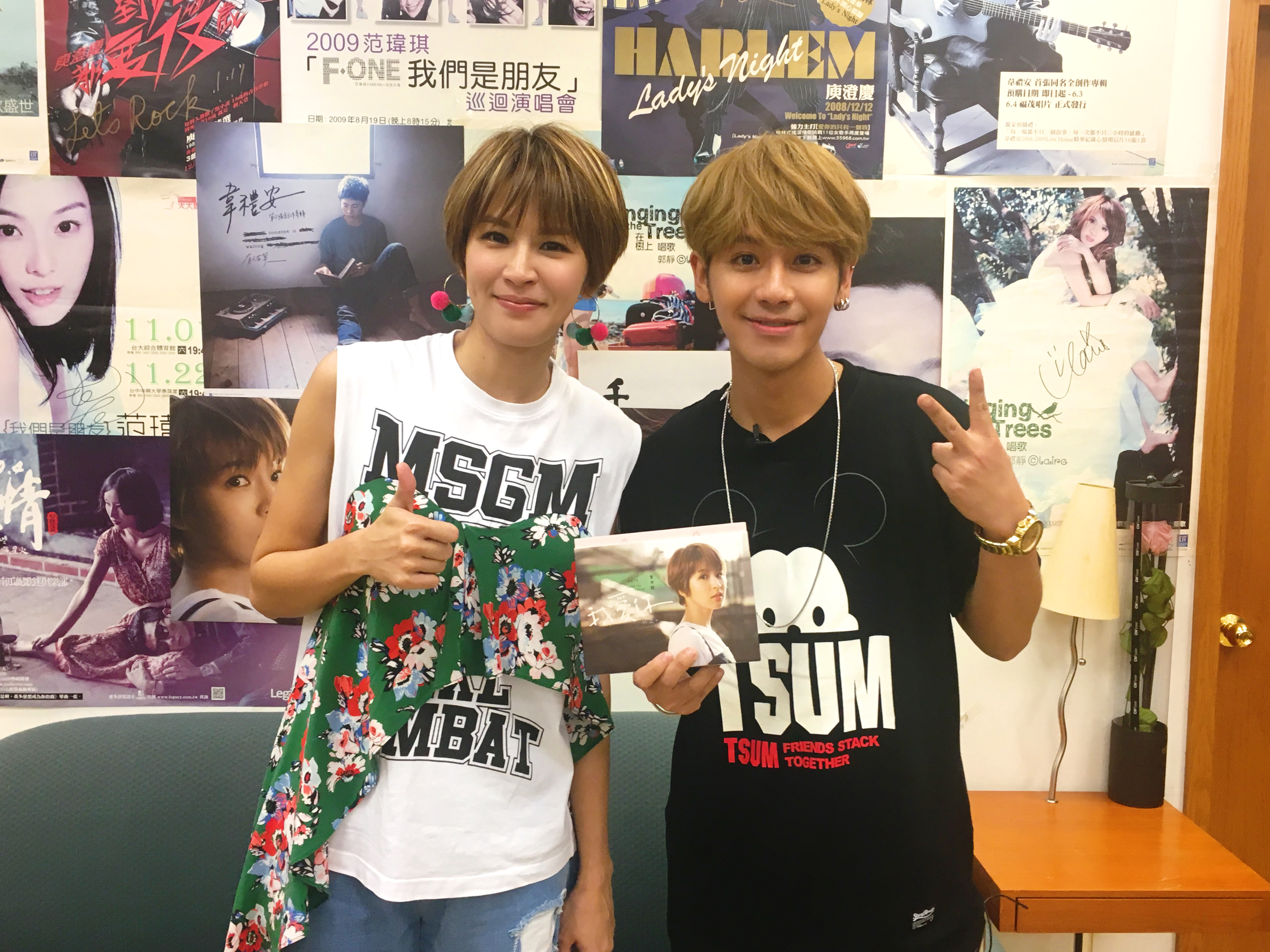 曾沛慈上鼓鼓主持的《鼓掌叫好》節目，貢獻私房美食名單。