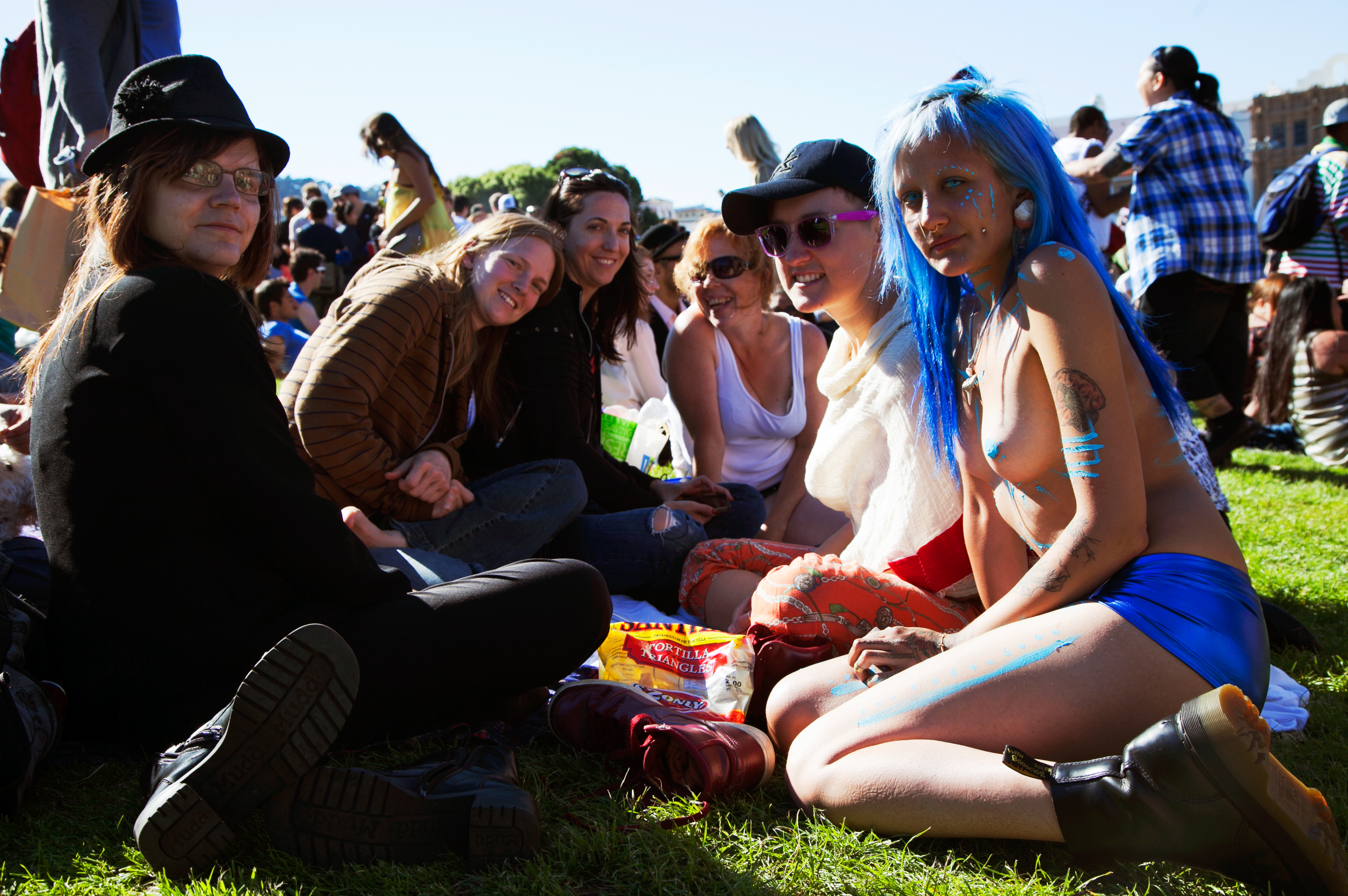 在Dolores Park。