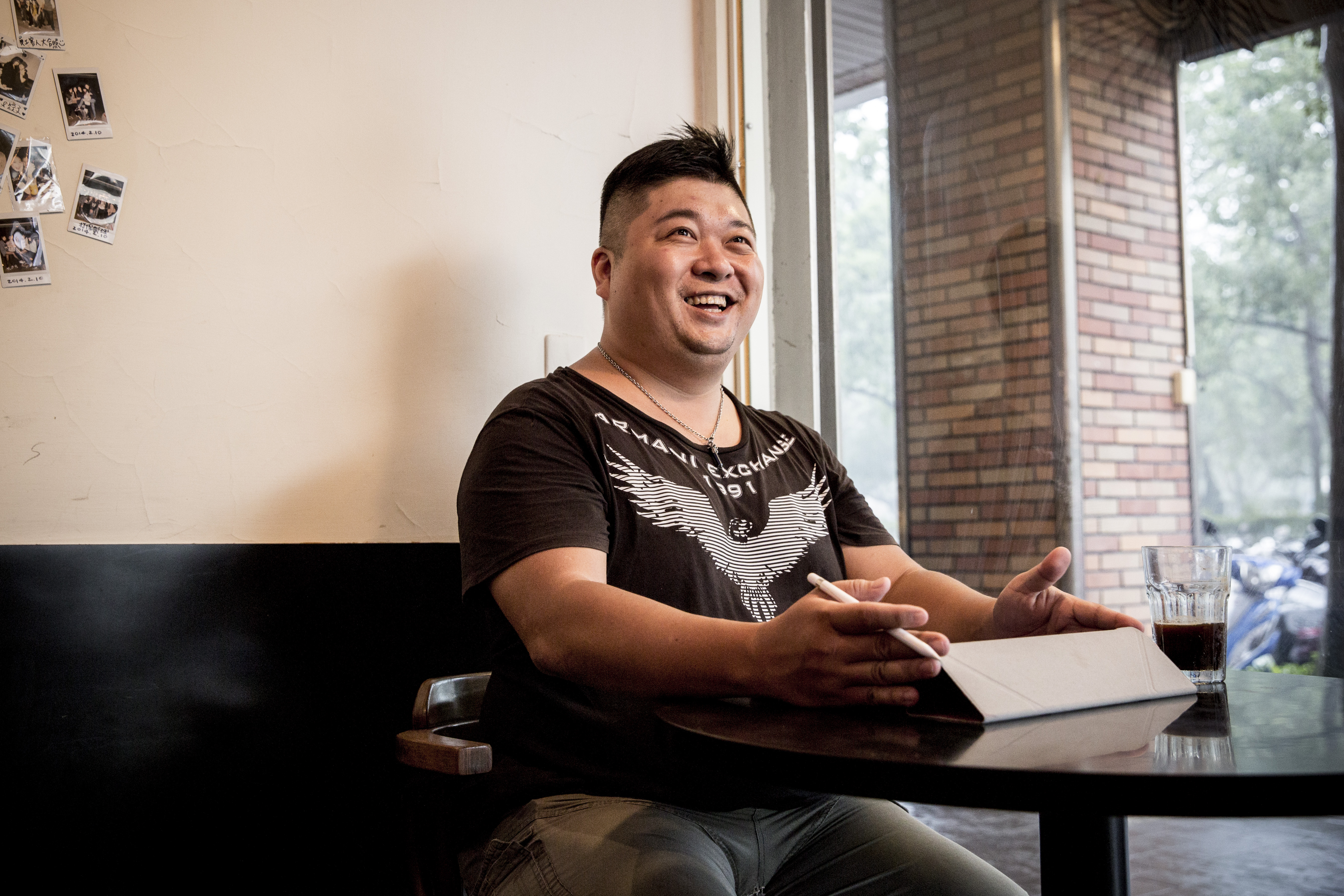 林宗北變瘦了，心情也跟著變得正面了。