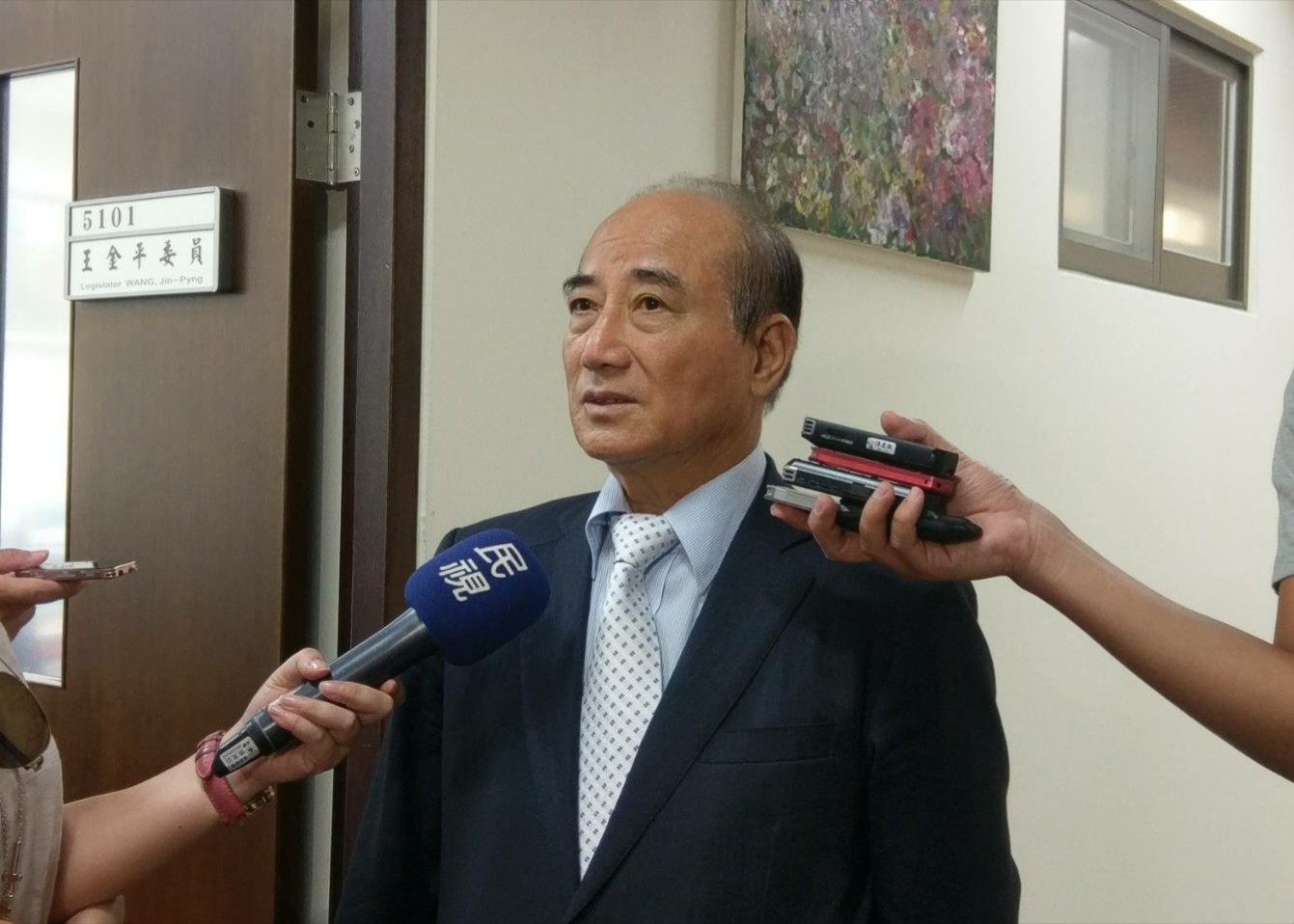 王金平今受訪時表示，「他知道我不會接受，當然不會跟我提起」。