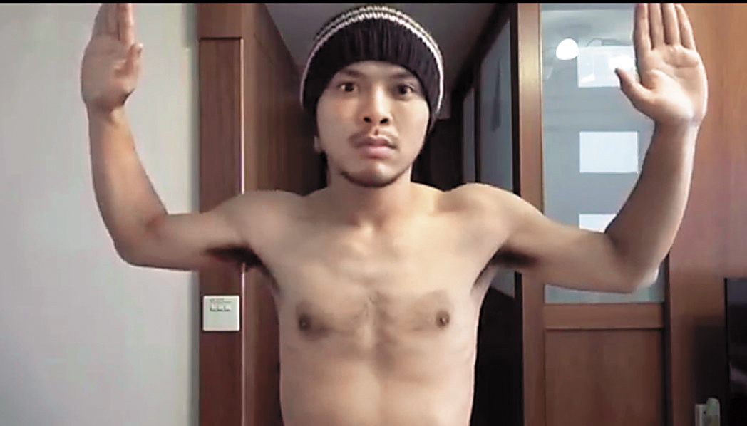 黃明志所拍MV涉辱宗教，扣押前秀身體未受傷，他也因胃病宿疾爆瘦。（翻攝自黃明志臉書）