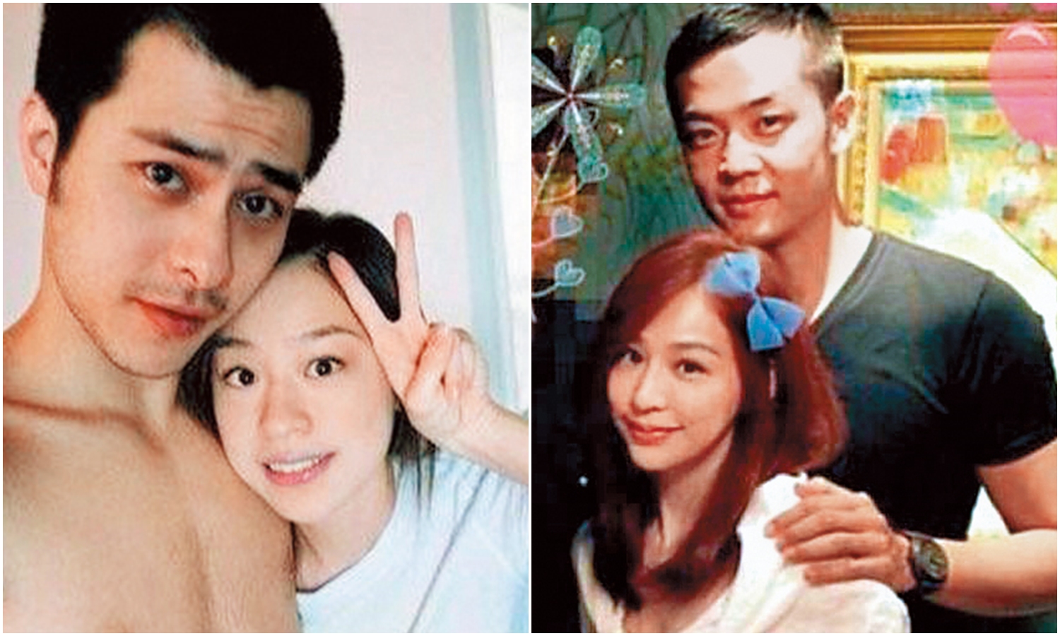 王心凌的前男友范植偉（圖左）被稱「渣男」，因為出賣王心凌私照，甚至爆料沒有破她的處而搞出「破處」風暴、成為2010年的娛樂大代誌。（翻攝自網路）