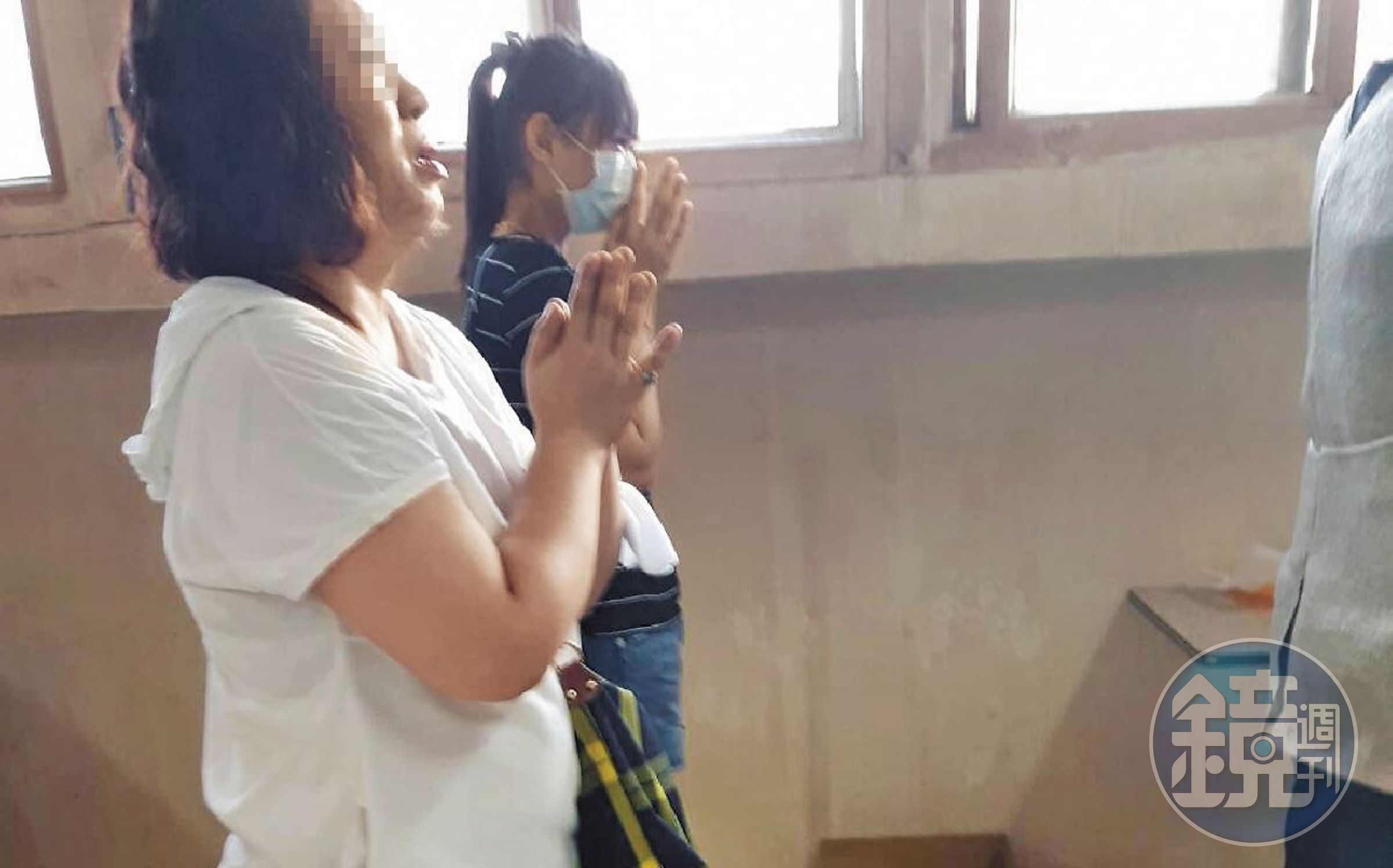 死者張順斌的妹妹，對於因自己的債務害哥哥枉死，相當懊悔。