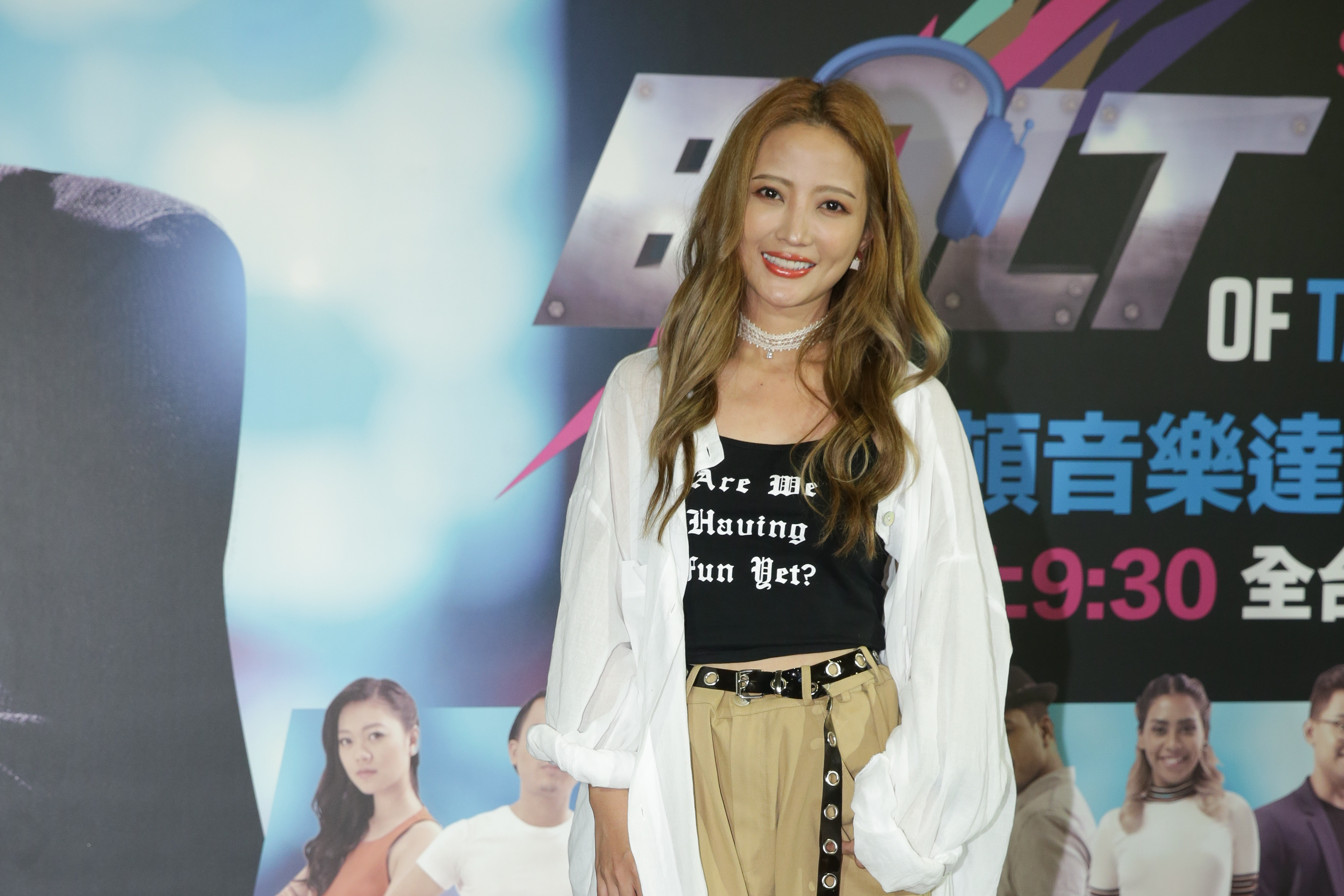 黃美珍透露剛上節目比賽時，緊張跟壓力都是一定會有，但這兩者都是必經過程。