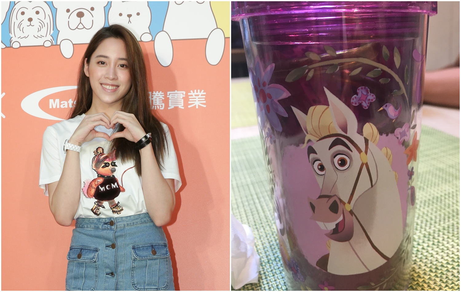 歐陽娜娜說馬兒「麥西瑪斯」跟她的姊姊長得像。