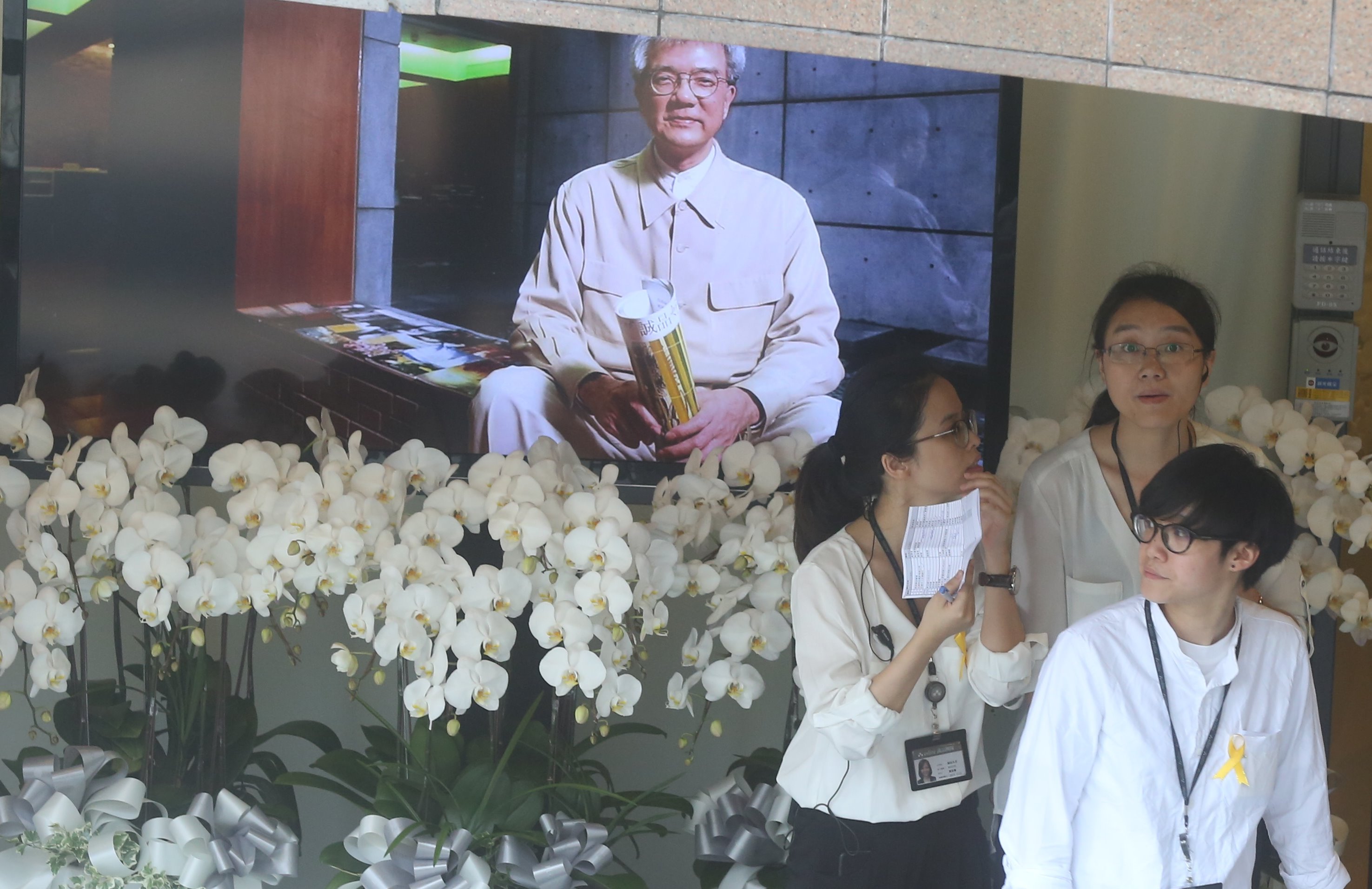 誠品創辦人吳清友低調出殯，僅邀請好友與舊部屬出席告別式。圖為上月底追思會現場。