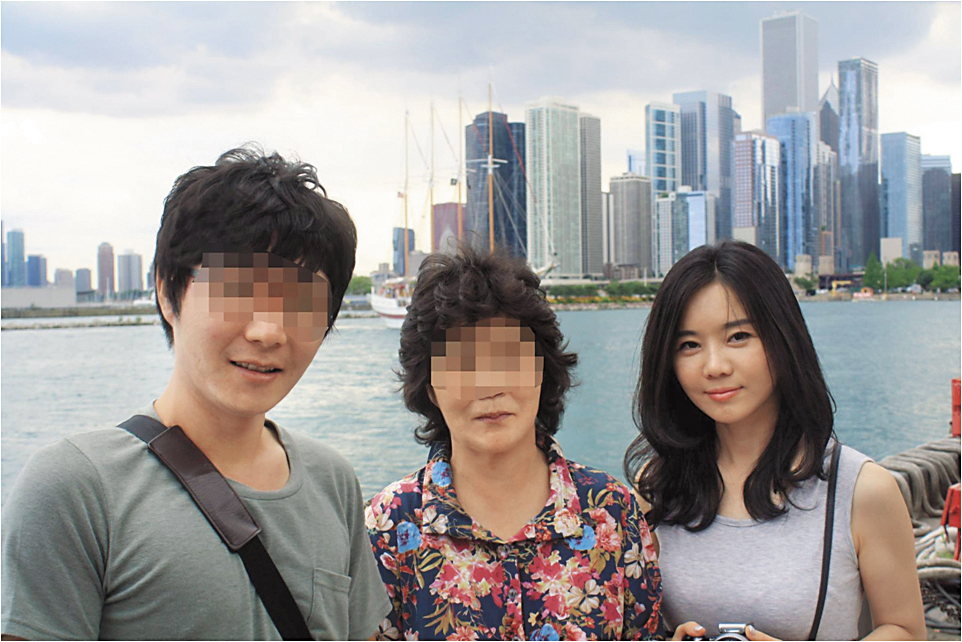 2009年冬天，李晛瑞的家人遭寮國移民警察逮捕，李晛瑞東奔西走，2010年8月才跟家人在首爾團圓。（李晛瑞提供）