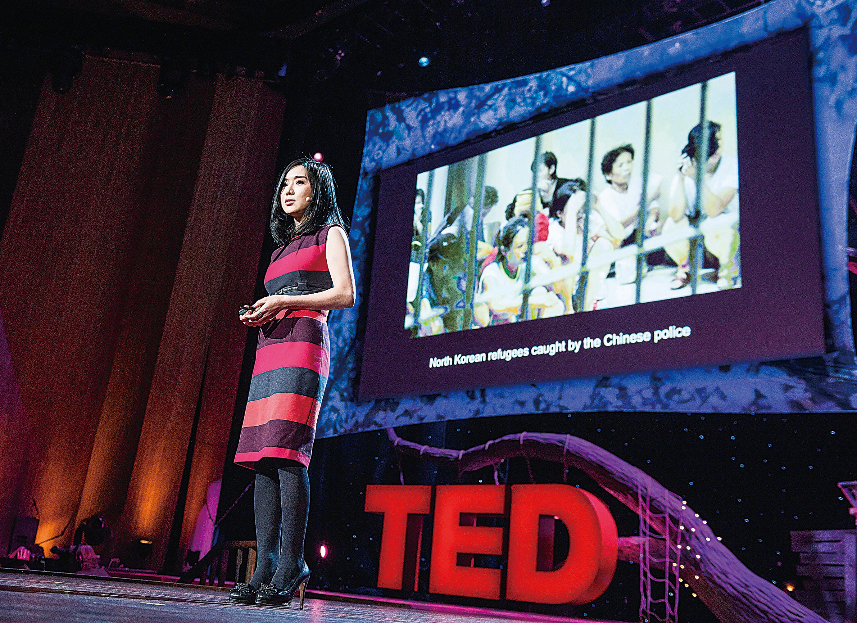 脫北者李晛瑞說官方報紙披露新聞，嚴禁人民吃人，老百姓才知道國家居然發生這樣的事。