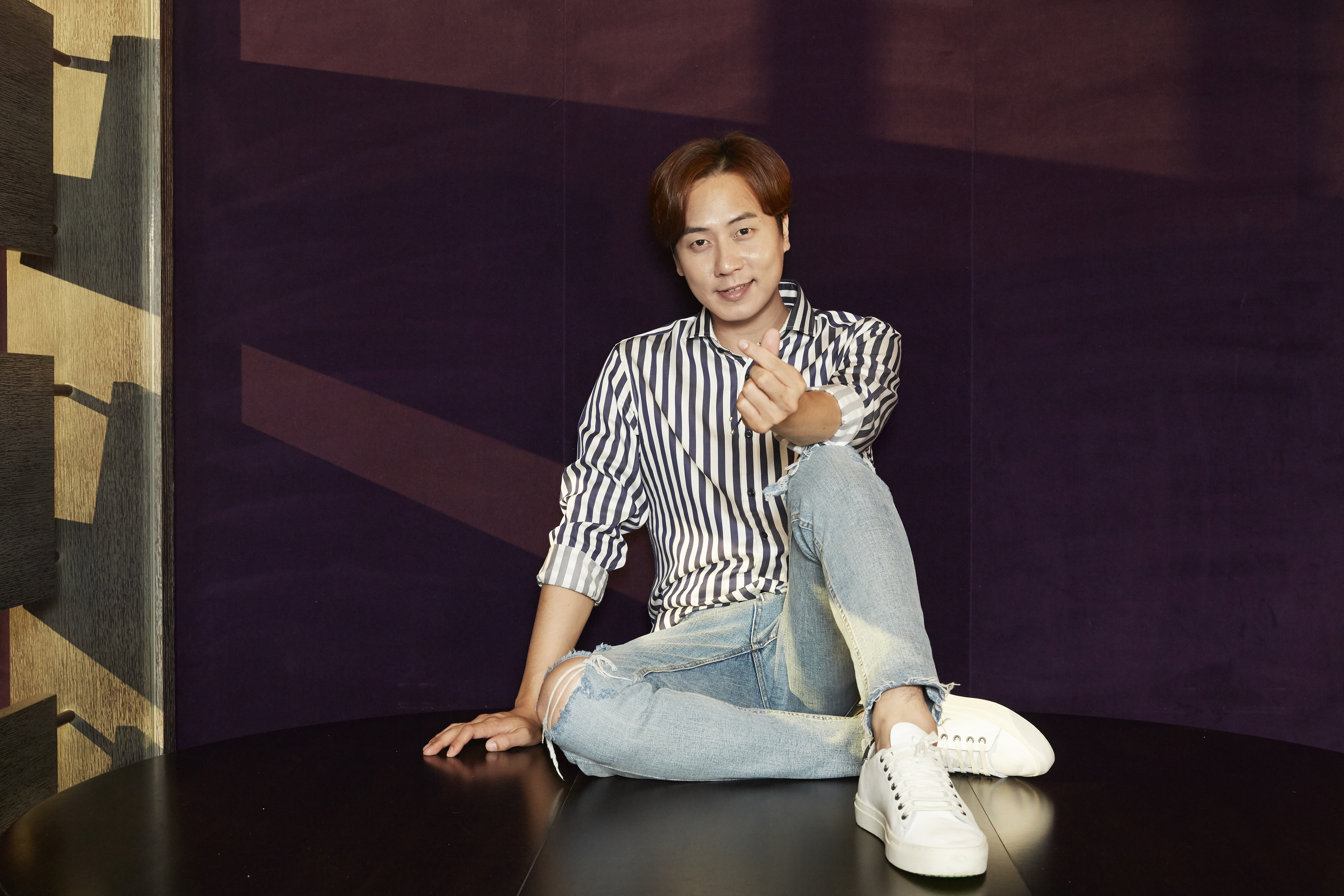 Andy表示從事公益活動是件開心的事，在南韓時的態度比較低調。