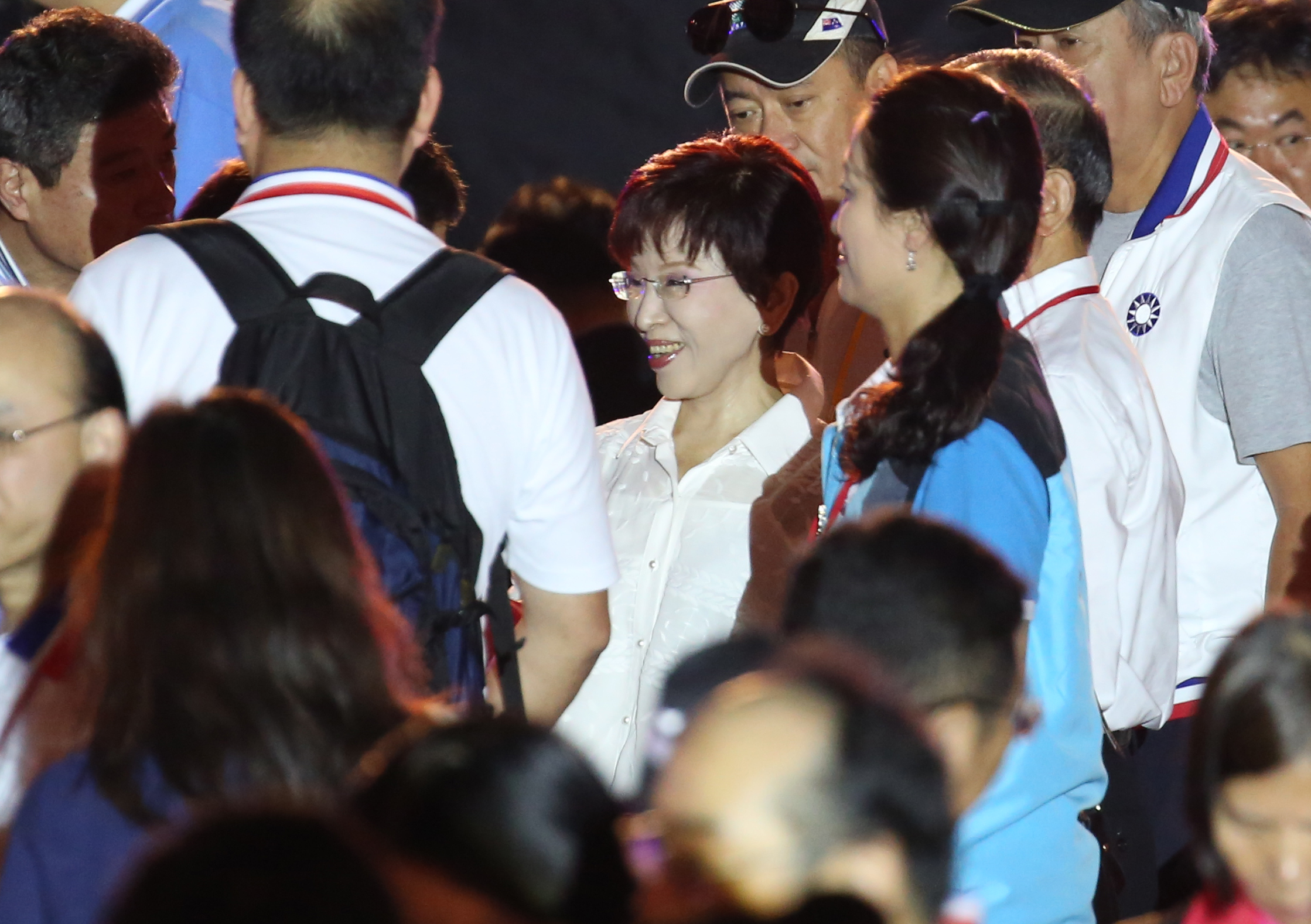 提到國民黨新政綱刪除「和平協議」，洪秀柱直言「我有點擔心」。