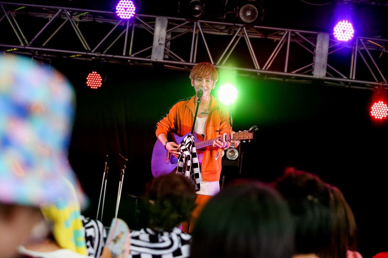 鼓鼓首次以個人身分到Summer Sonic的舞台表演。(Viola Kam提供)